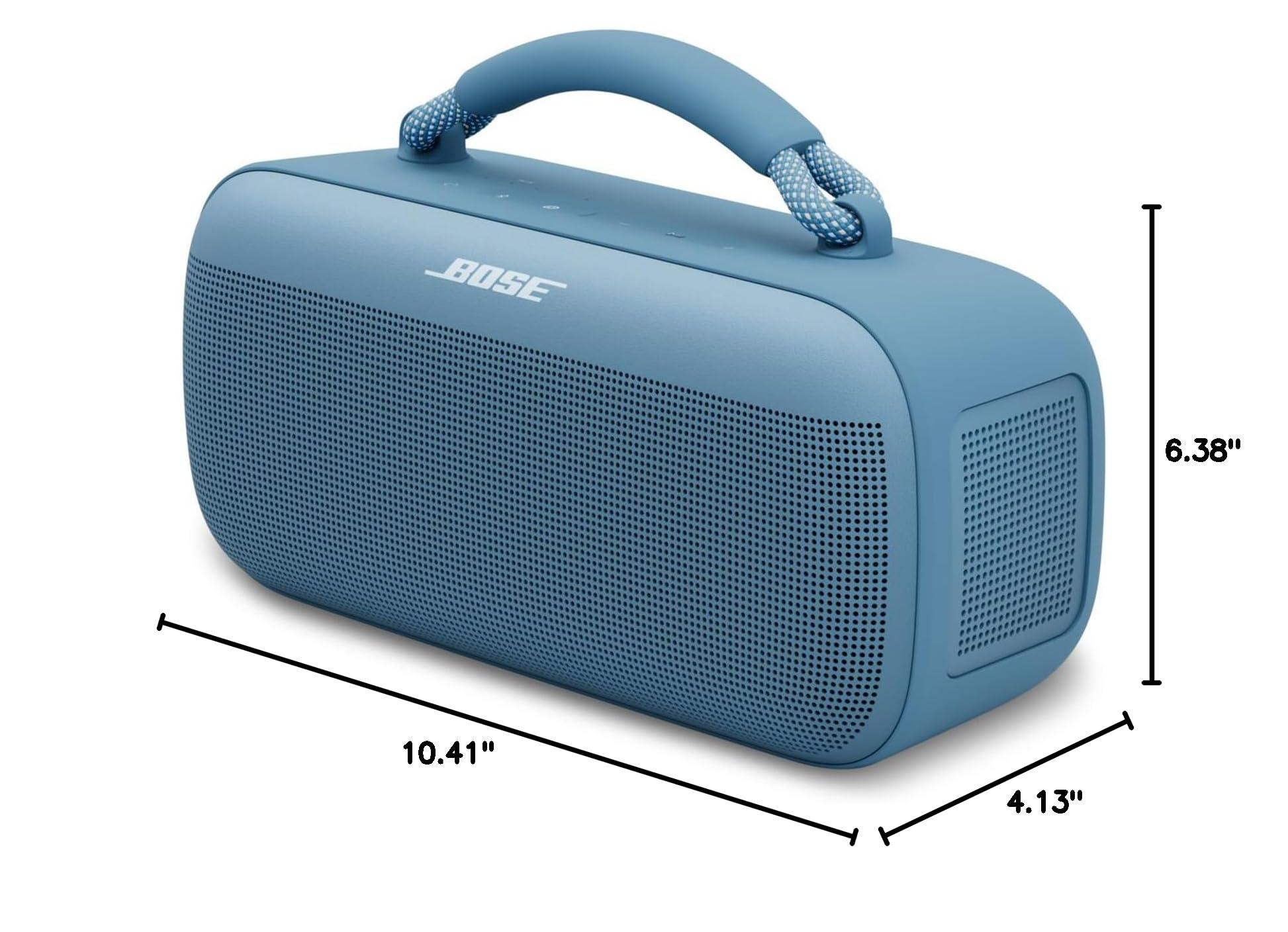 Bose SoundLink Max Portable Speaker, Large IP67 Waterproof Bluetooth Speaker, Up to 20 Hours of Playtime, USB-C, Built-in 3.5mm AUX Input, Blue Dusk - Image 8