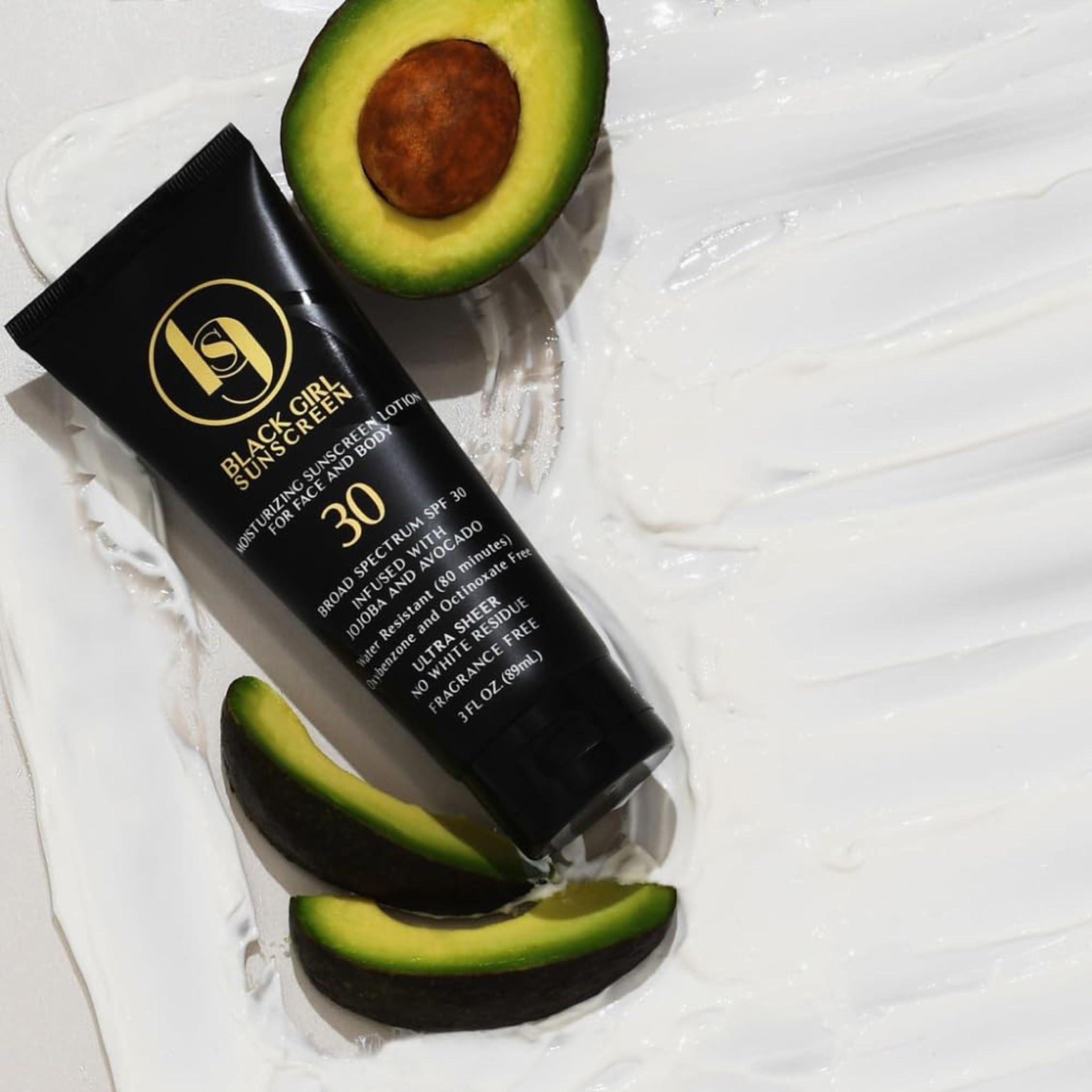 BLACK GIRL SUNSCREEN - Face & Body Moisturizing Sunscreen Lotion SPF 30, No White-Residue for Melanin Rich Skin (2 Fl. Oz.) - Image 7