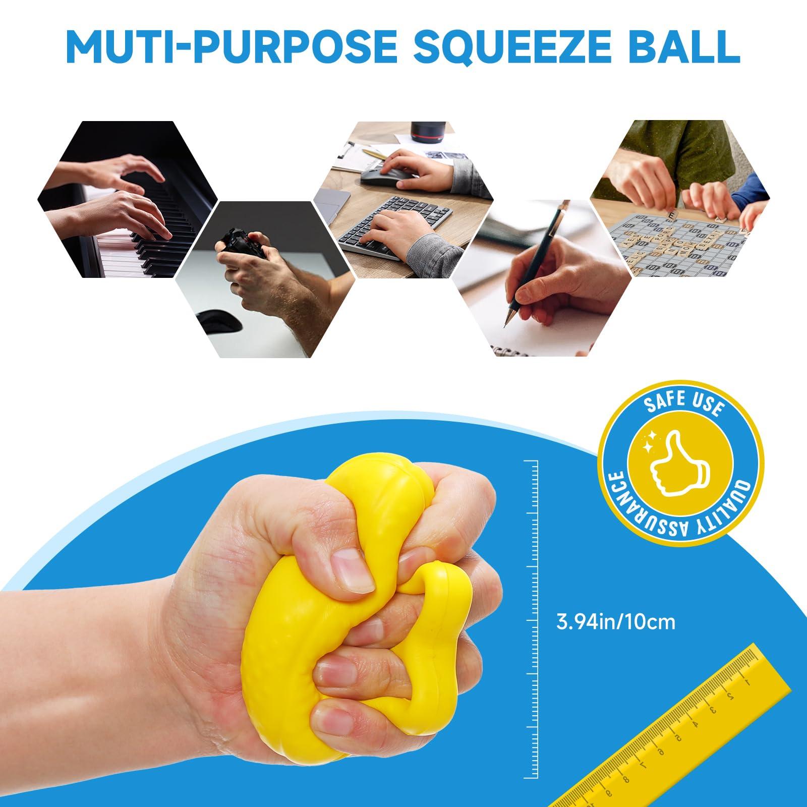Fanwer Finger Exerciser Hand Squeeze Ball, Hand Grip Strength Trainer Build Hand, Finger and Wrist Strength, Finger Extension Exerciser for Rehab, Arthritis, Carpal Tunnel - Image 4