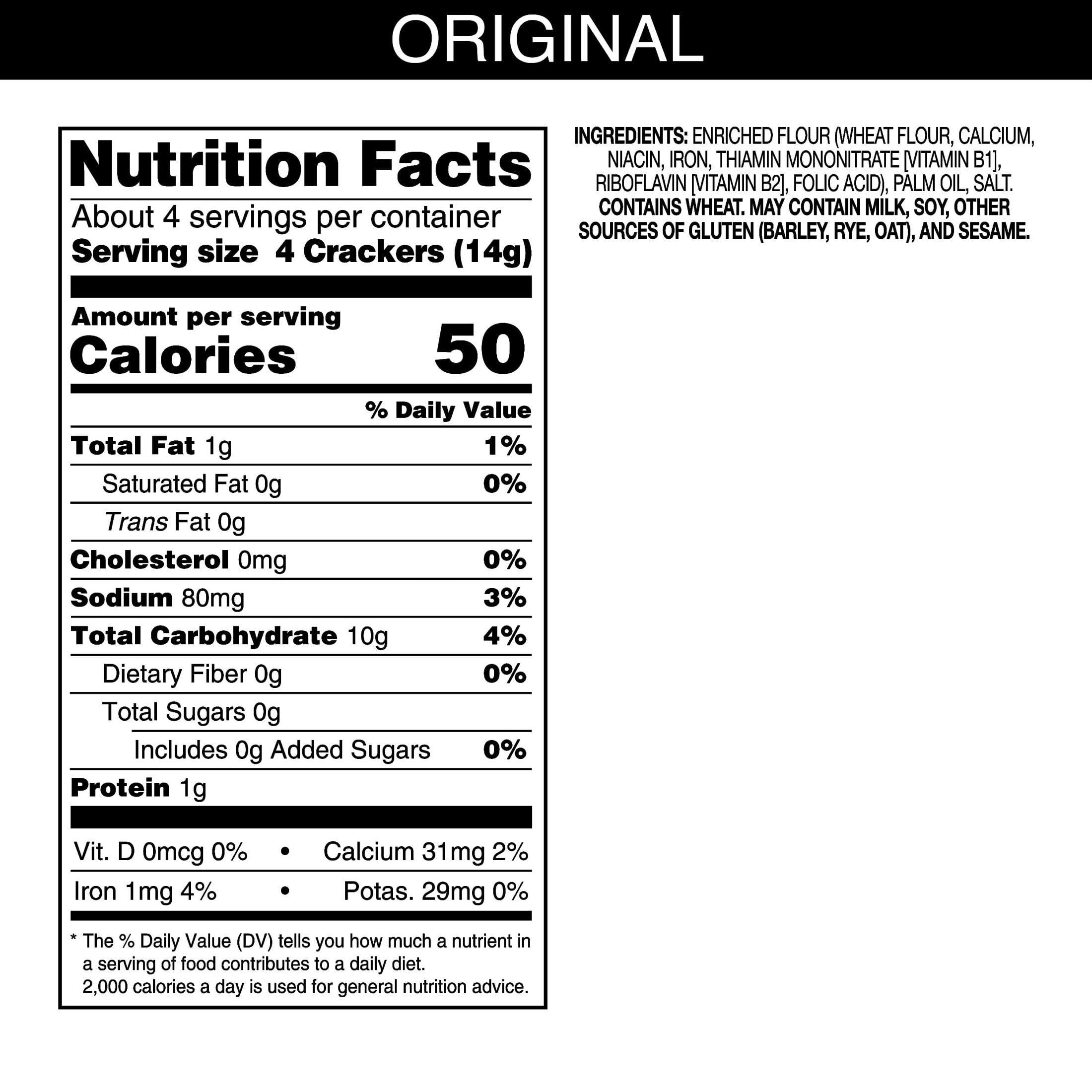 Carr's Table Water Crackers, Original, 2.2oz (24 Count) - Image 2