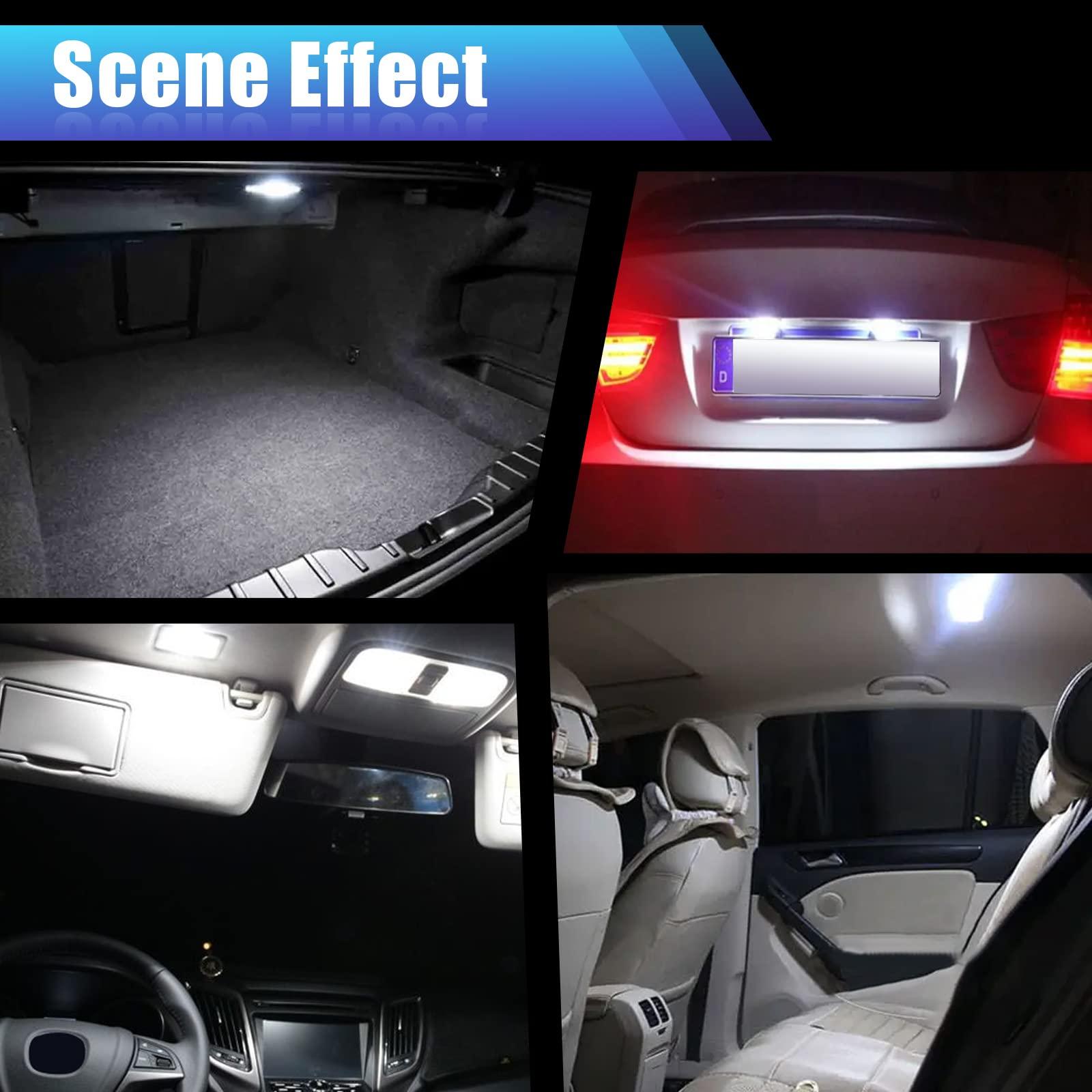 YOGEIER Car Led Bulb, Led Combination Set of 24 Sets, Used for Car Interior/Indoor Map Dome/ Trunk / License Lights, Etc. (White) - Image 6
