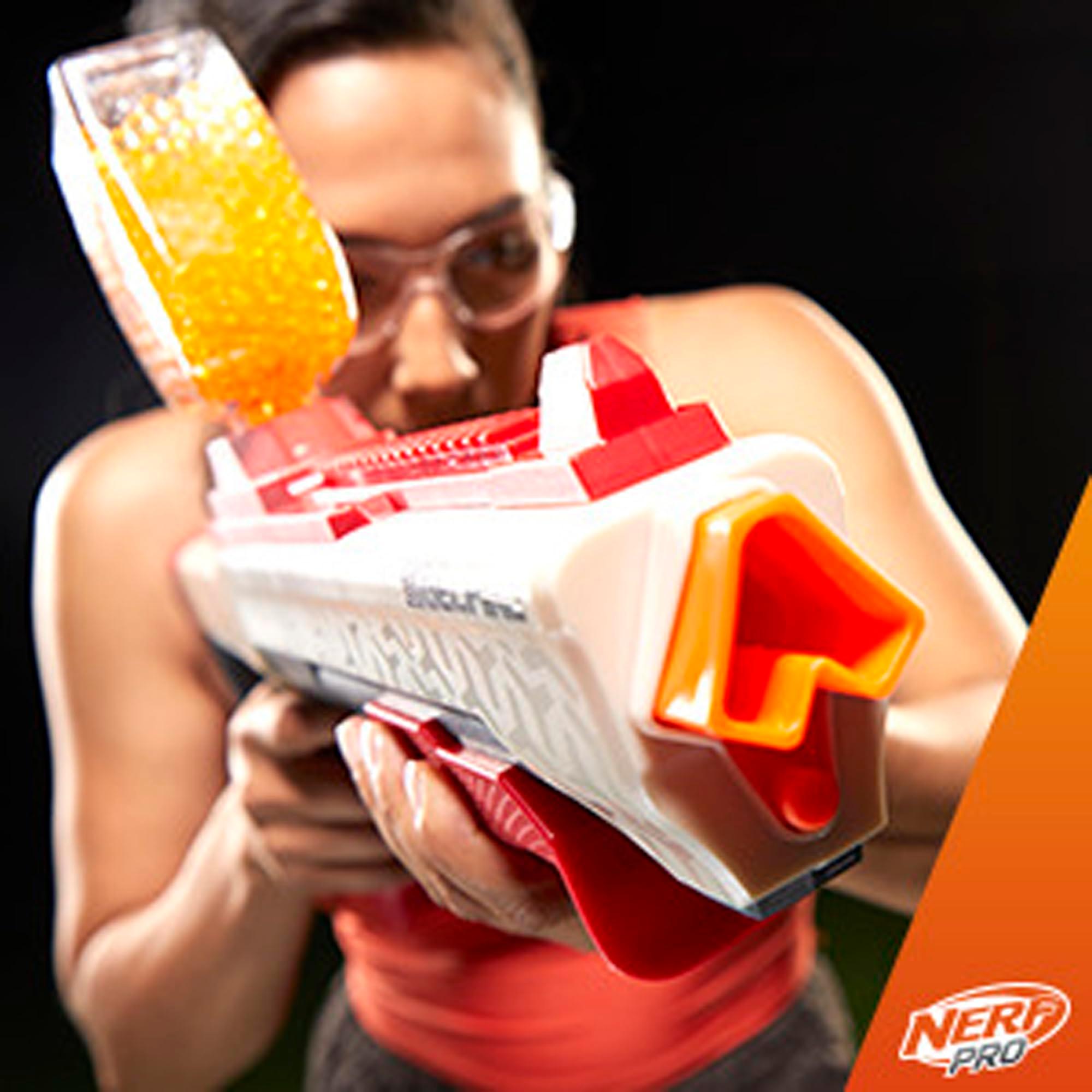 NERF Pro Gelfire Raid Blaster, Fire 5 Rounds at Once, 10,000 Gel Rounds, 800 Round Hopper, Eyewear, Toys for Teens Ages 14 & Up - Image 10
