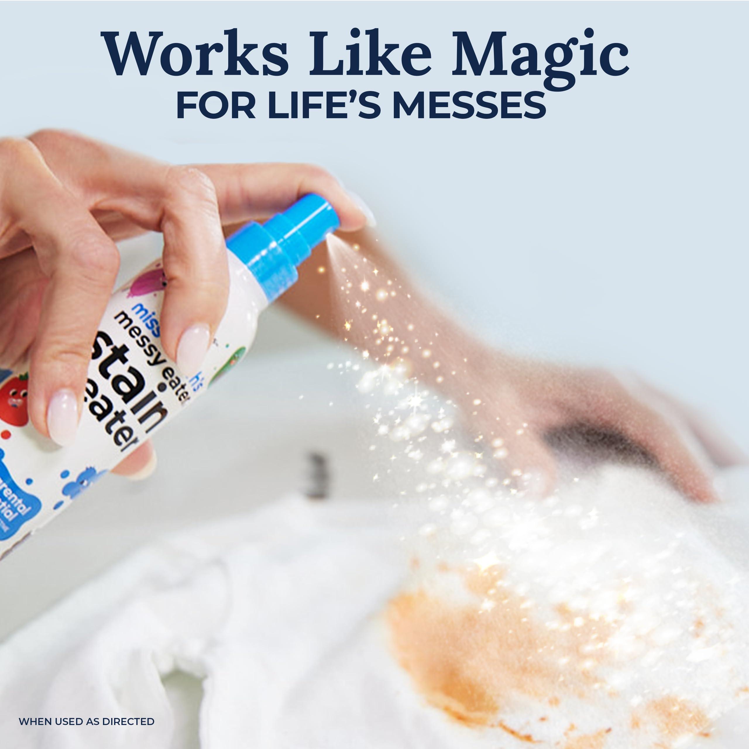 Miss Mouth's Messy Eater Stain Treater Spray - 4oz Stain Remover - Newborn & Baby Essentials - No Dry Cleaning Food, Grease, Coffee Off Laundry, Underwear, Fabric - Image 2