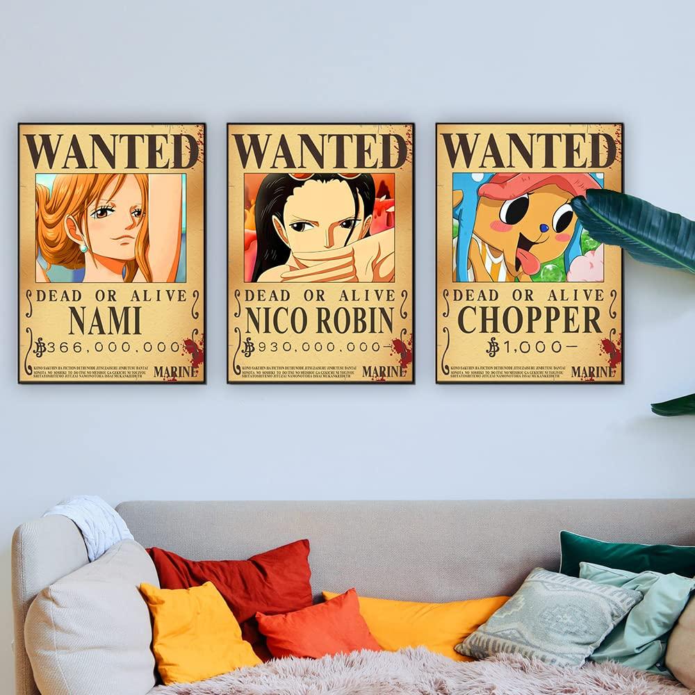 FIDRTH 25PCS Anime [OP] Wanted Posters 30×21cm, New Bounty Edition, Straw Hat Pirates Crew Nika Luffy 3 Billion, Zoro, Sanji, [OP] Anime Gifts(Retro) - Image 6