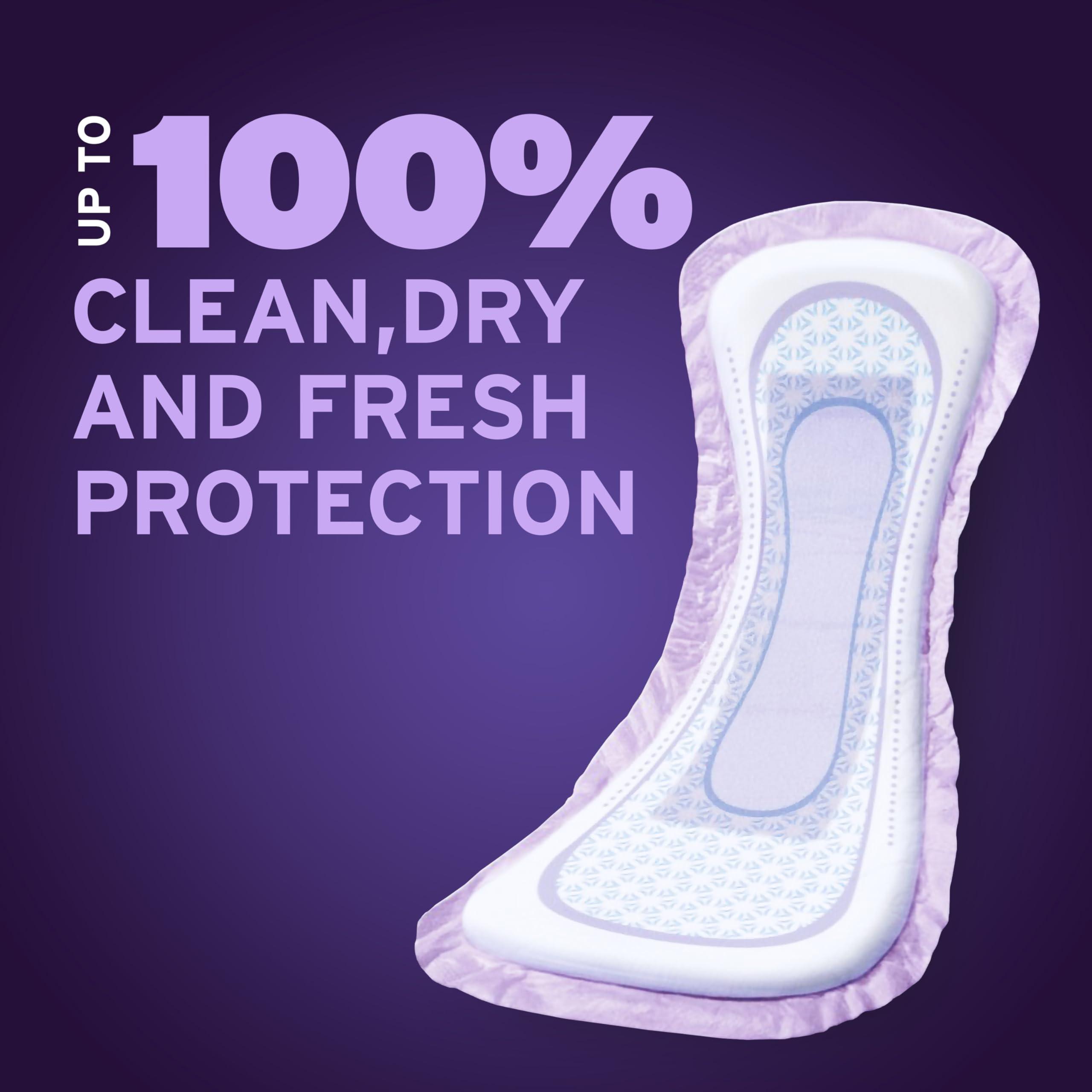 Poise Overnight Incontinence & Postpartum Pads for Bladder Leaks, 8 Drop Extra Coverage, 72 Count (2 Packs of 36), Packaging May Vary - Image 7