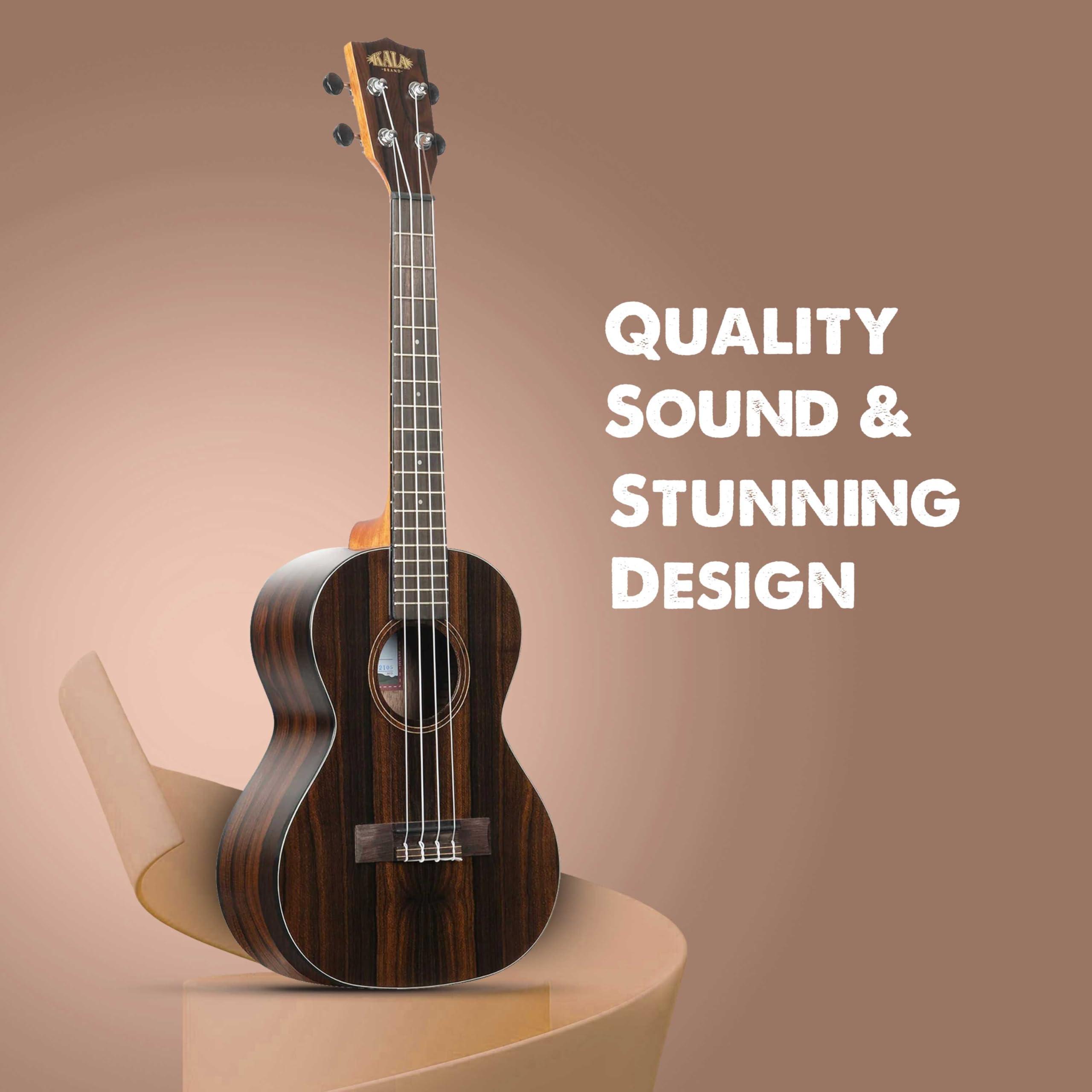 Kala, 4-String Ukulele, Natural, Tenor (KA-ZCT-T) - Image 4