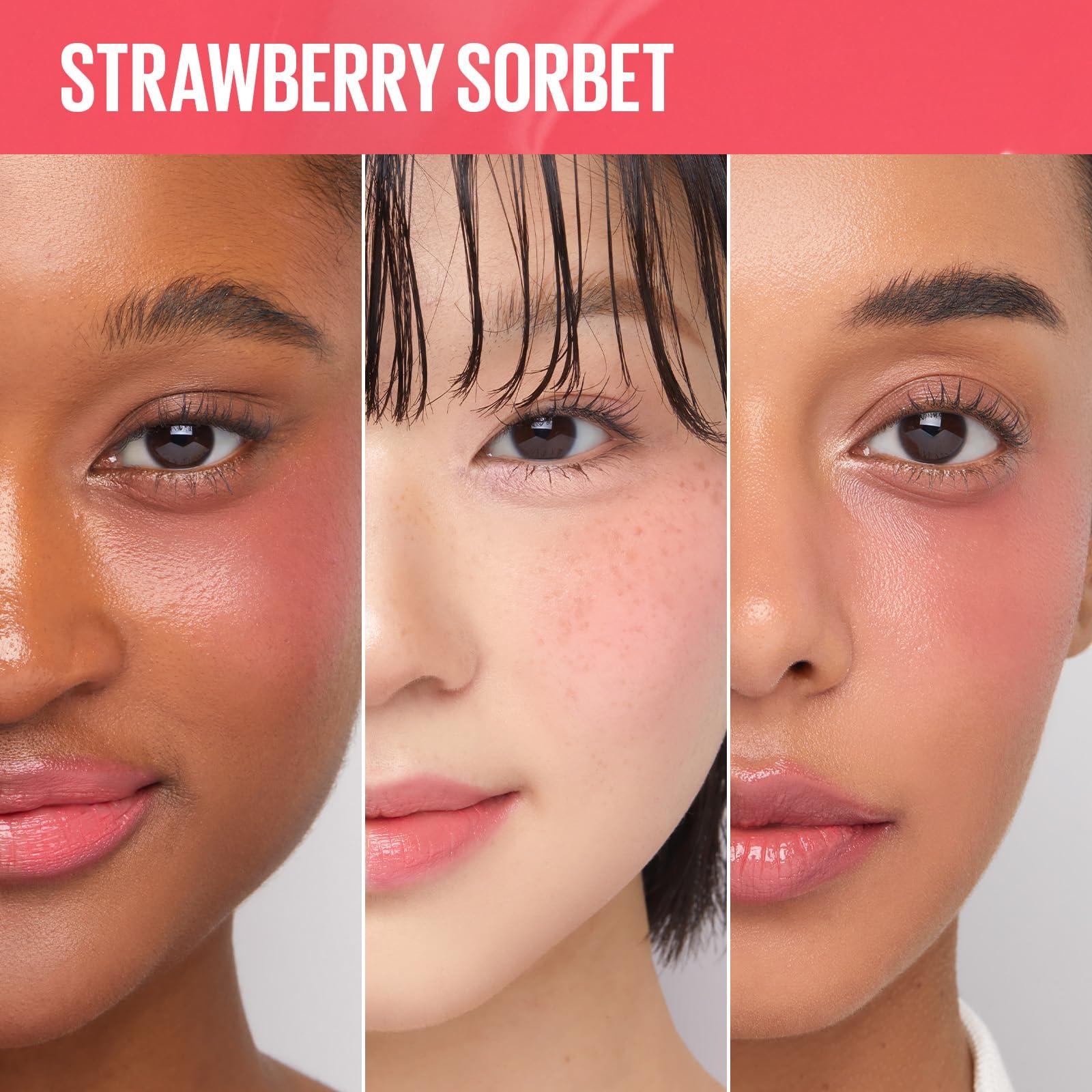 KAJA Cheek & Lip - Dewy Bar 02 Strawberry Sorbet | Creamy Blusher and Balm Multi-Stick, 45% Moisturizing Oil, Apple Extract, Vitamin-Hyaluronic Acid Infused, High Shine, Non-Sticky, Easy Blending, 10g - Image 3