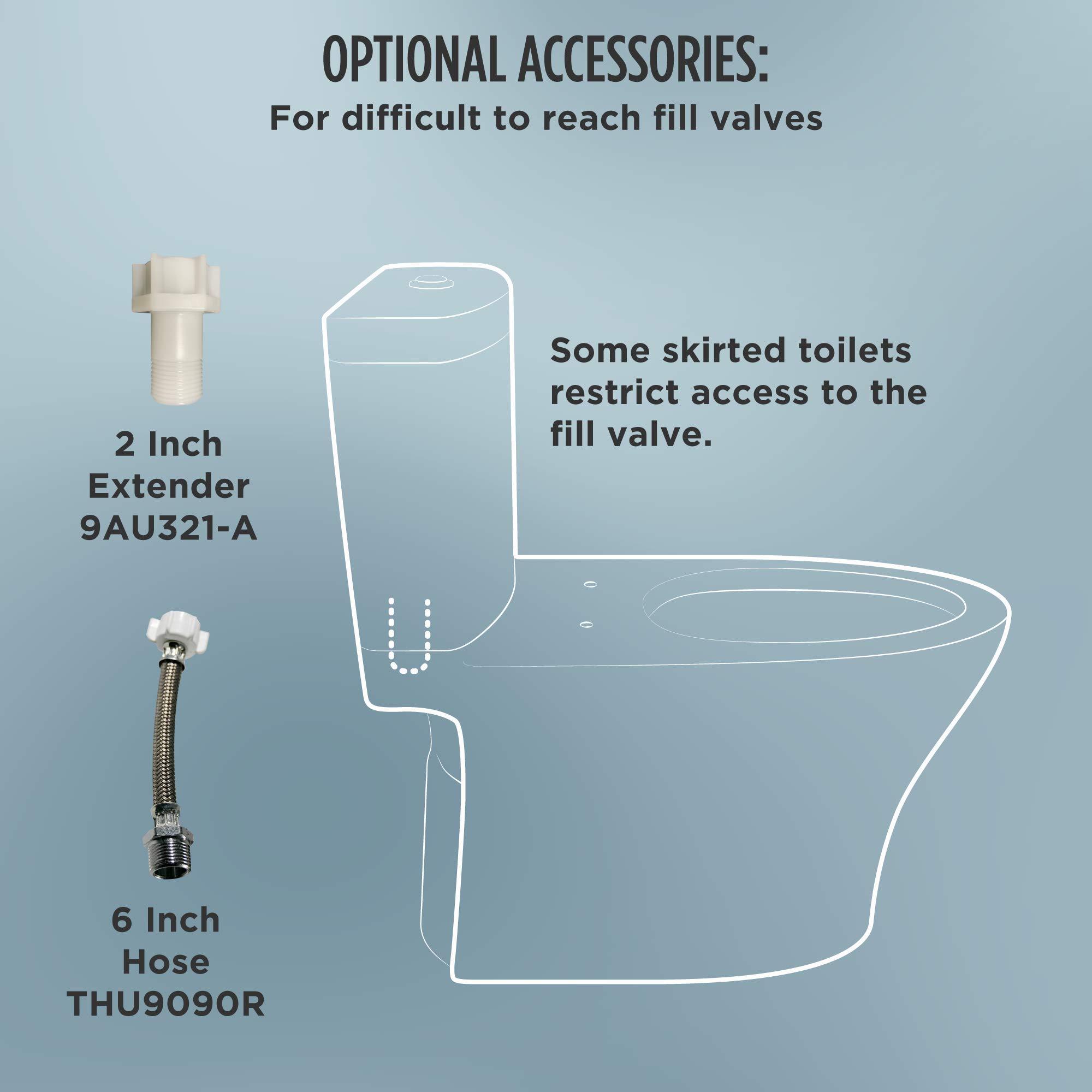 TOTO SW3084#01 WASHLET C5 Electronic Bidet Toilet Seat with PREMIST and EWATER+ Wand Cleaning, Elongated, Cotton White - Image 20