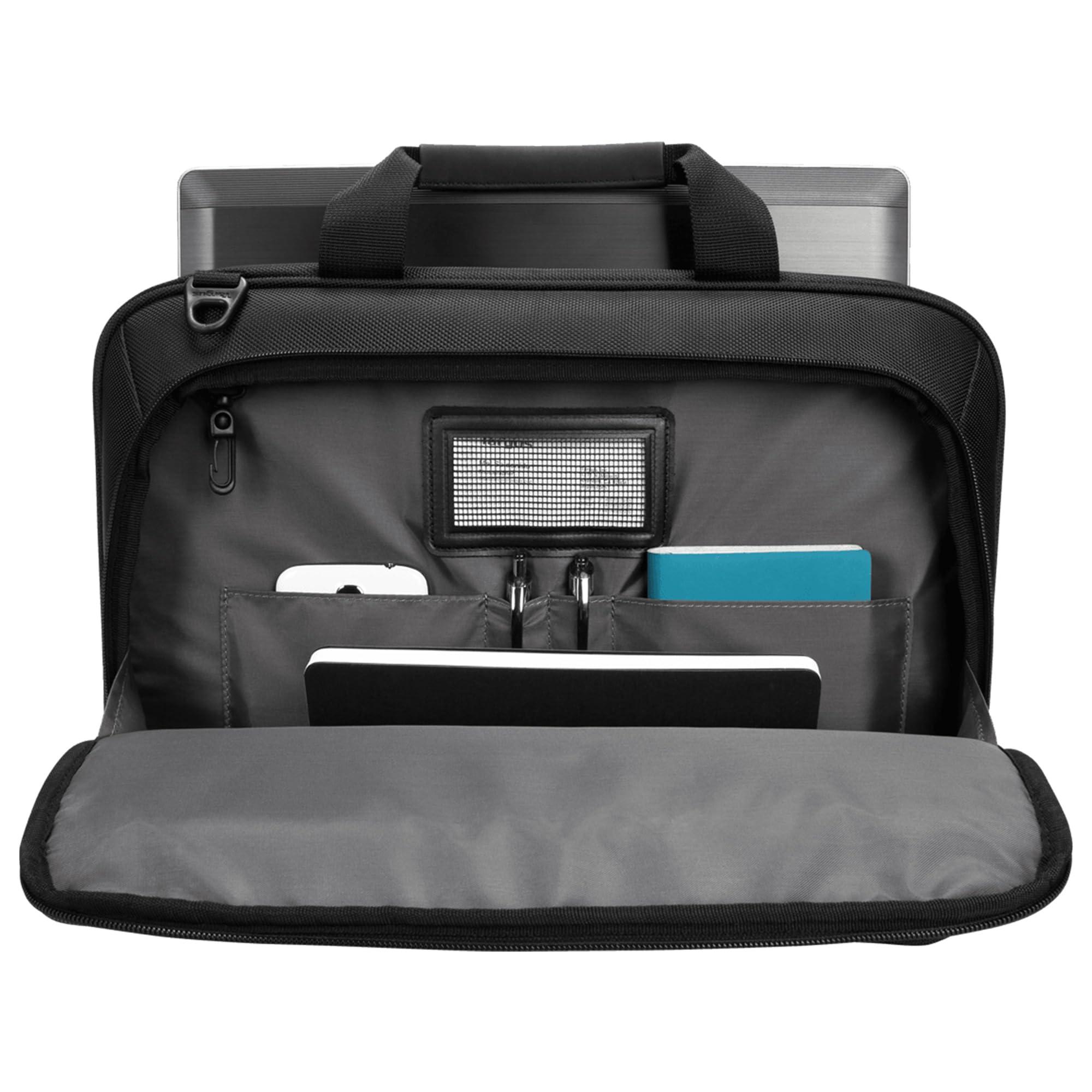 Targus CityLite Laptop Briefcase Shoulder Messenger Bag for 15.6-Inch Laptop, Black (TBT053US) - Image 8