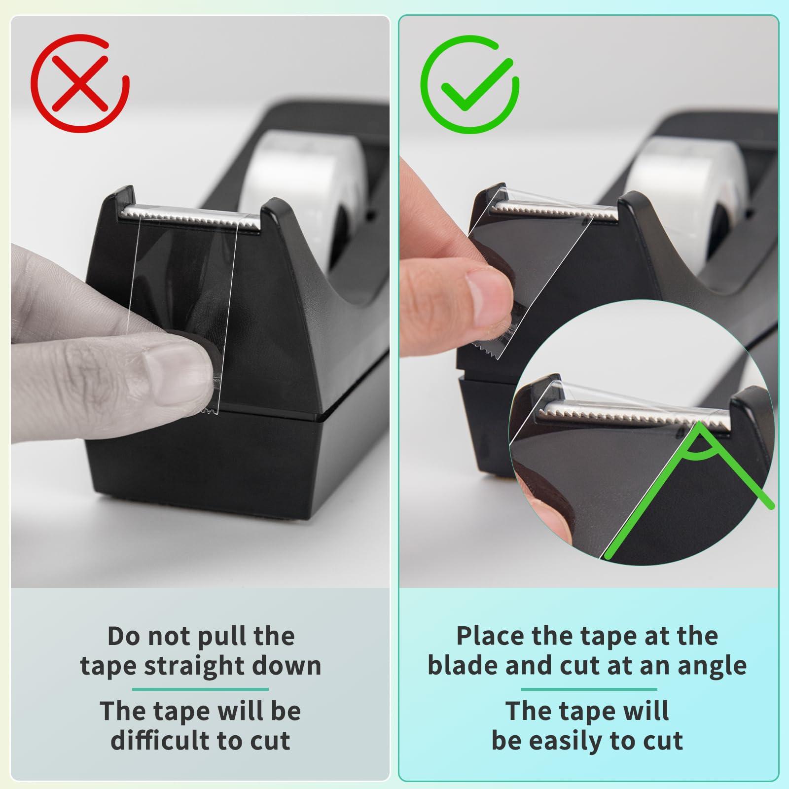 OWLKELA 6 Rolls Transparent Tape Refills, Clear Tape, All-Purpose Transparent Glossy Tape for Office, Home, School - Image 2
