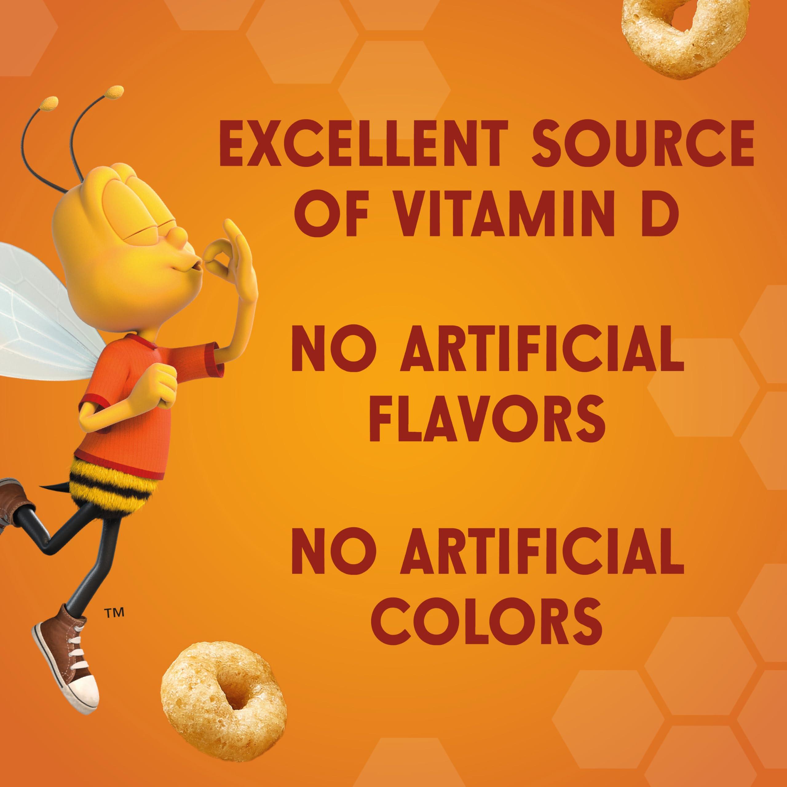 Honey Nut Cheerios Breakfast Cereal Cup, Gluten Free, Single Serve Cereal, 1.8 oz (Pack of 12) - Image 6