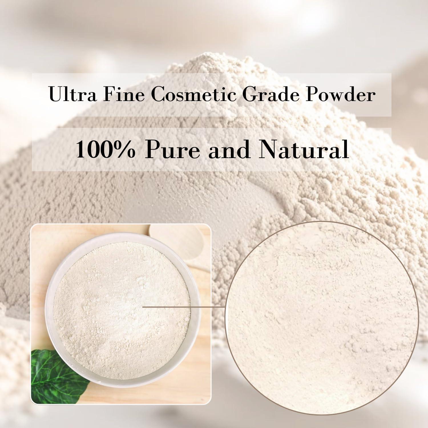 ClearLee Kaolin Clay Cosmetic Grade Powder - 100% Pure Natural Powder - Great For Skin Detox, Rejuvenation, and More - Heal Damaged Skin - DIY Clay Face Mask (2 LB) - Image 4
