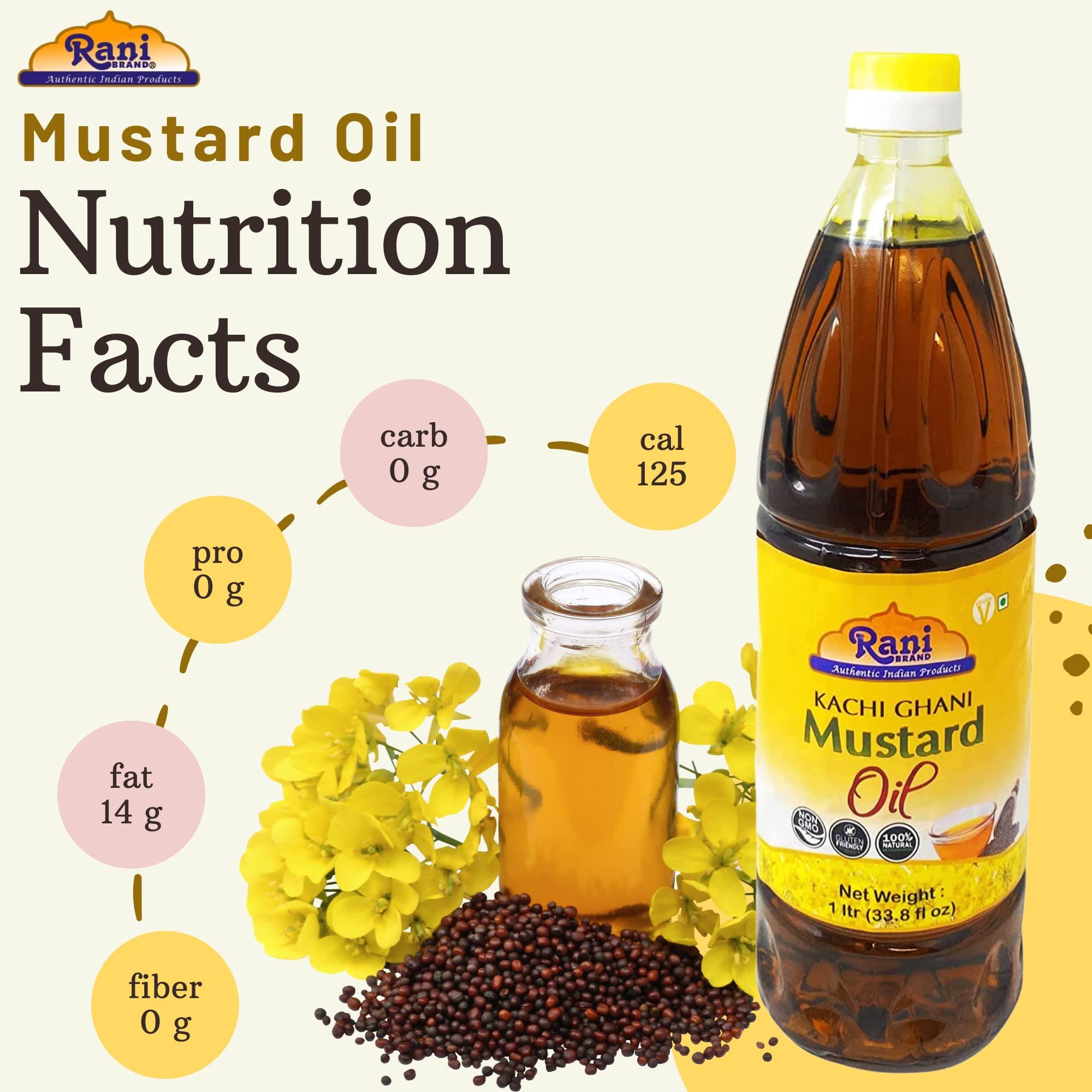 Rani Mustard Oil (Kachi Ghani) 6.76 Ounce (200ml) NON-GMO | Gluten Free | Vegan | 100% Natural | Kosher - Image 7