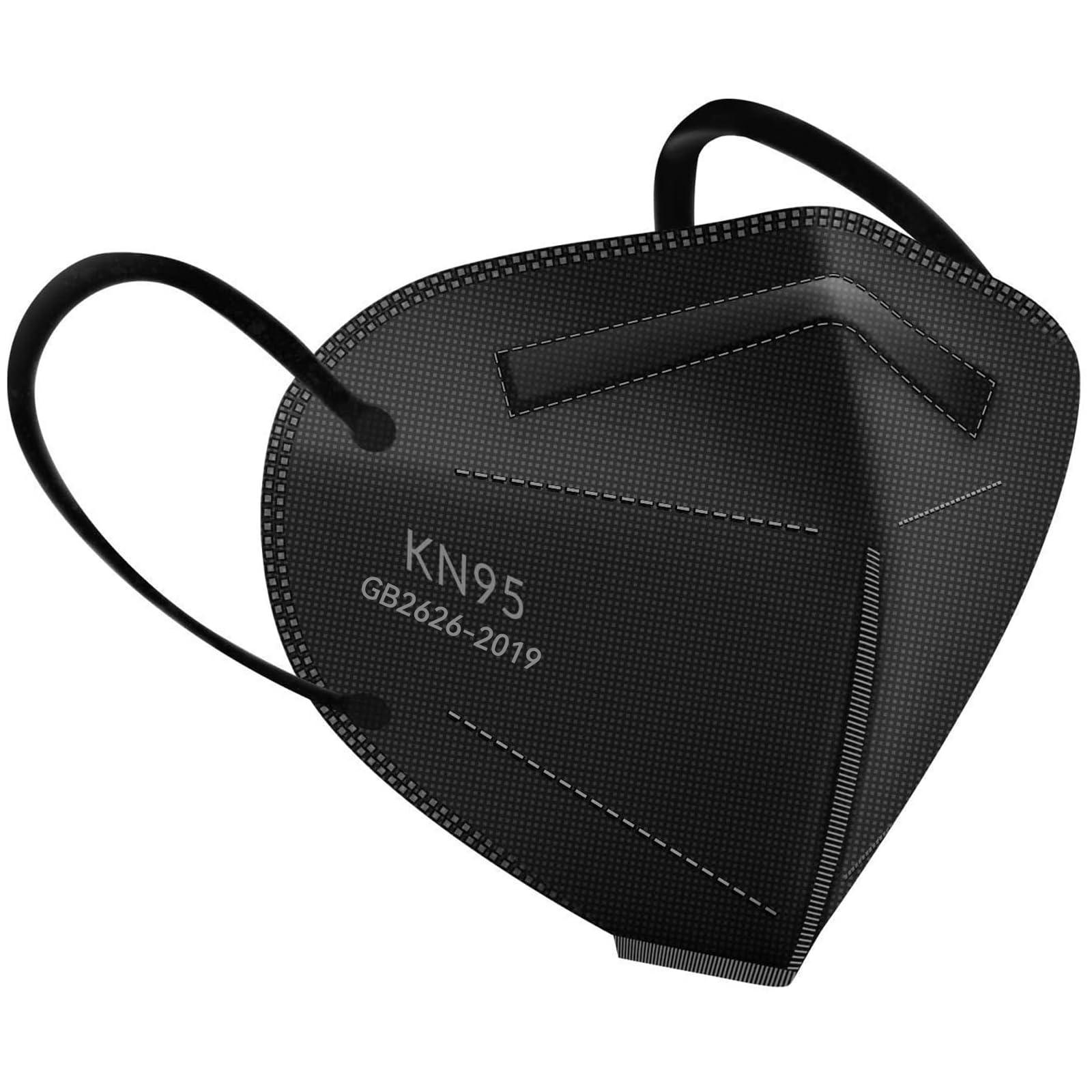 HUHETA 50 PCs KN95 Face Mask, 5-Layer Face Mask Filter Efficiency≥95% - Image 6