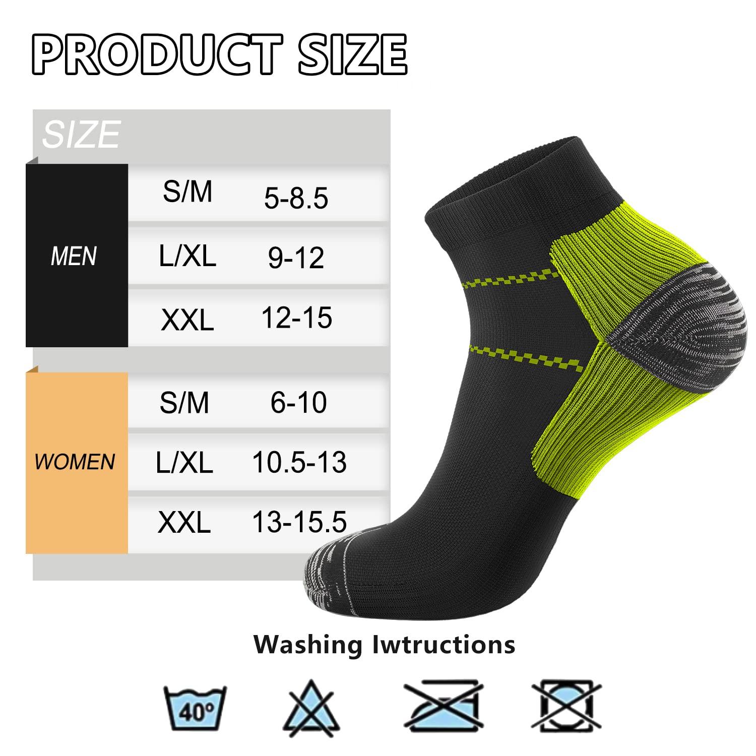 ACTINPUT Compression Socks Plantar Fasciitis for Women Men - 8-15 mmHg Best for Athletic,Support,Flight Travel,Nurses,Hiking - Image 5