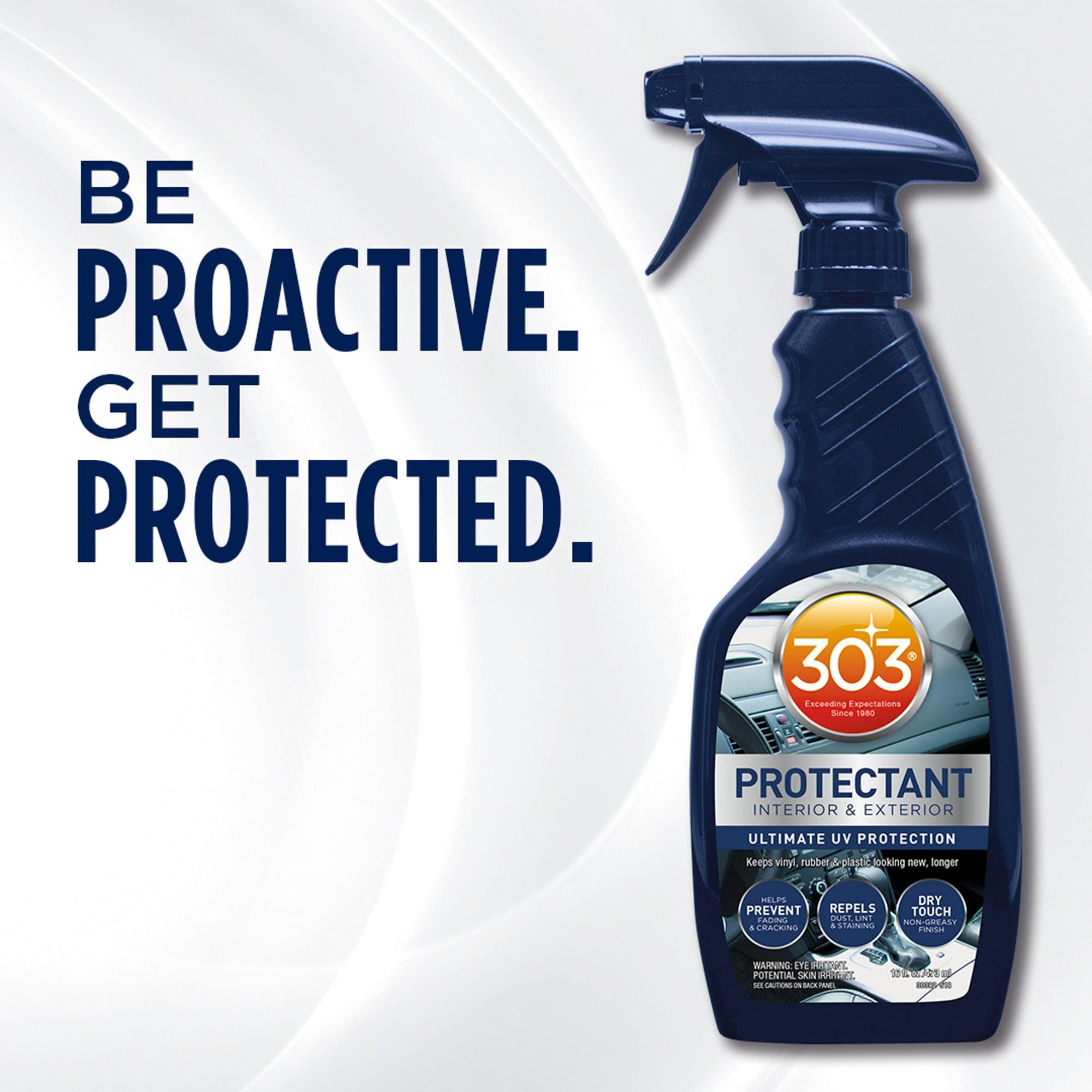 303 Products Automotive Protectant Spray - Helps Prevent Fading & Cracking, Repels Dust, Lint & Staining, Superior UV Protection & Restores Lost Color, Exterior & Interior Car Cleaning Supplies 16oz - Image 5