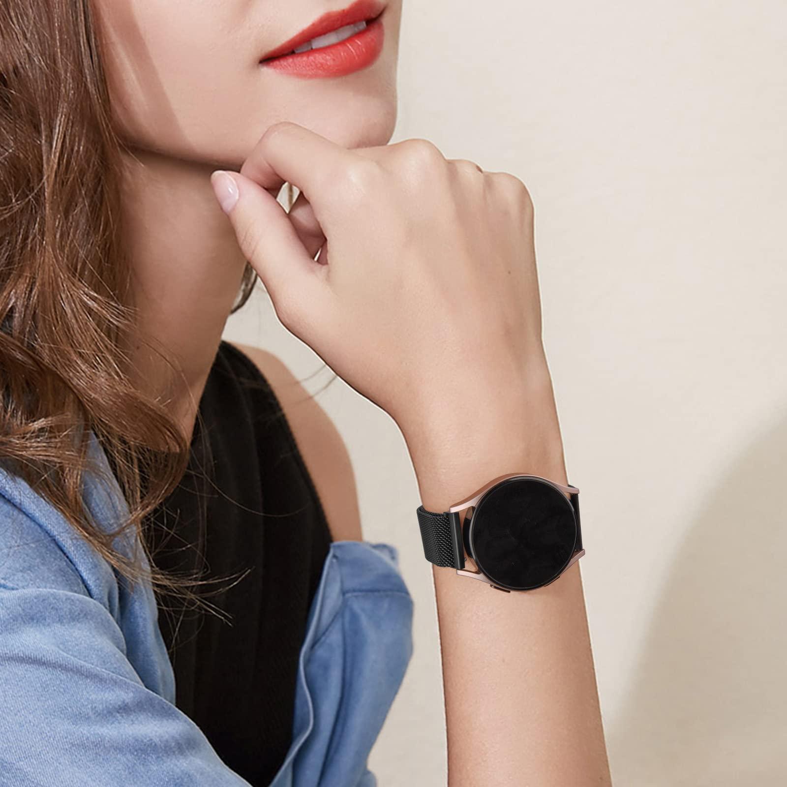 Samsung Galaxy Watch 5 Bands - 40mm, 44mm, 45mm Compatible, Stainless Steel Replacement Straps for Women & Men - Image 6