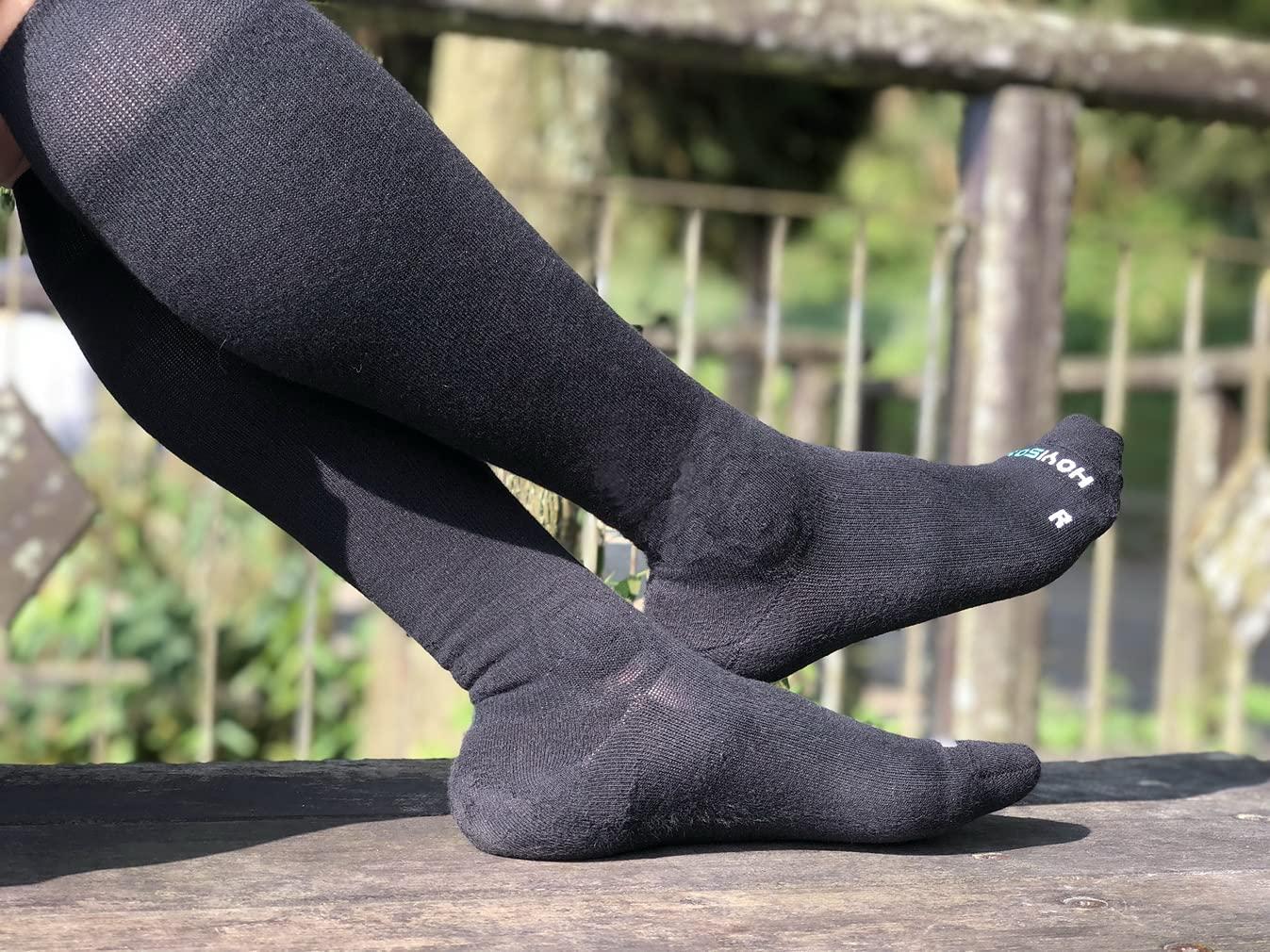 HOYISOX Big and Tall Support Socks for Wide Calves – Comfortable Knee High Fit for Men and Women - Image 4
