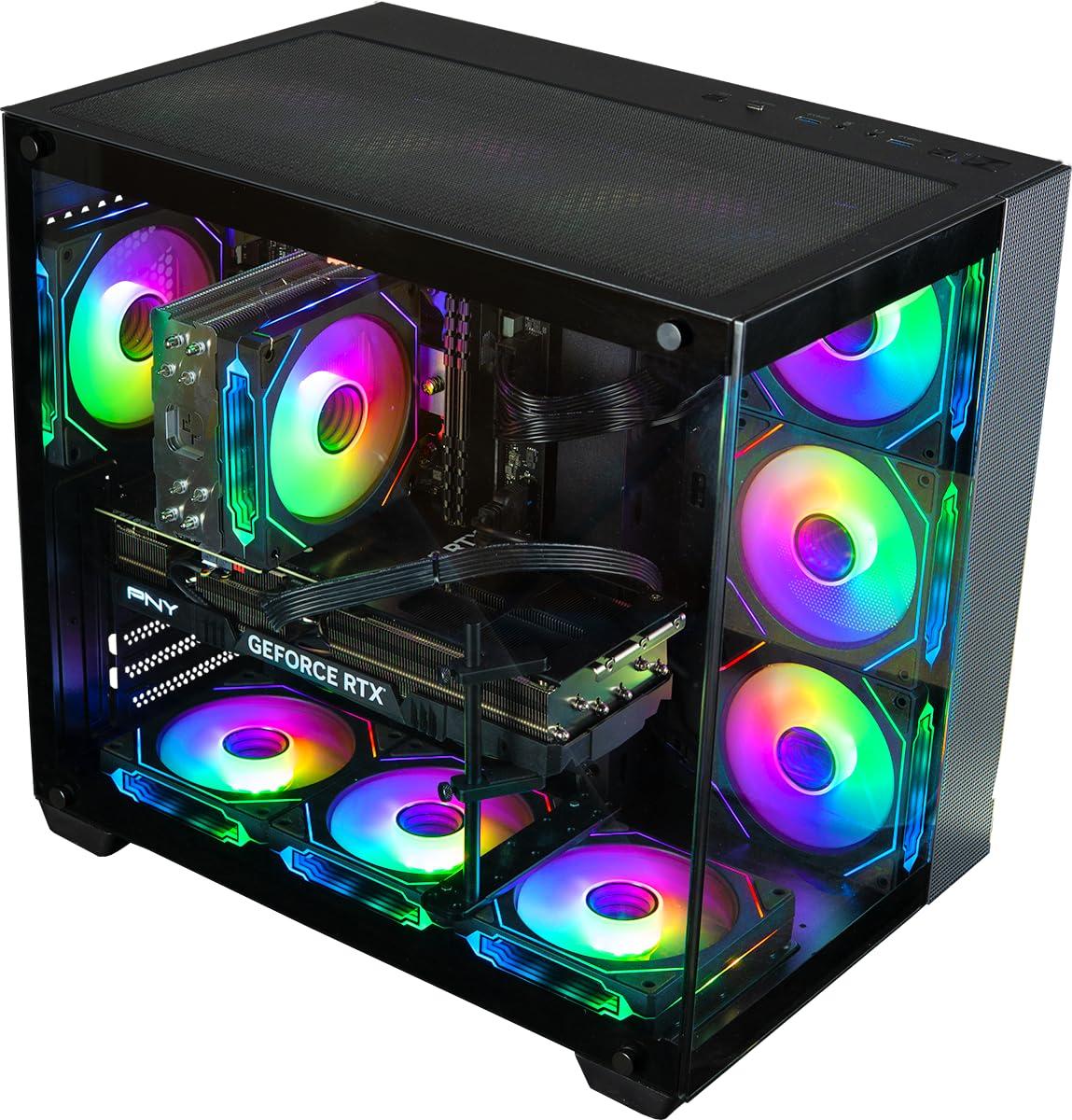 Panorama XL RTX 5090 Gaming Desktop PC - AMD Ryzen 7 9800X3D, 64GB DDR5 5600 RAM, 2TB NVMe Gen4 SSD, WiFi 6E + BT 5.4, HDMI, RJ45, Windows 11 Pro - Best 2025 RGB Prebuilt Tower Computer for Gamers - Image 5