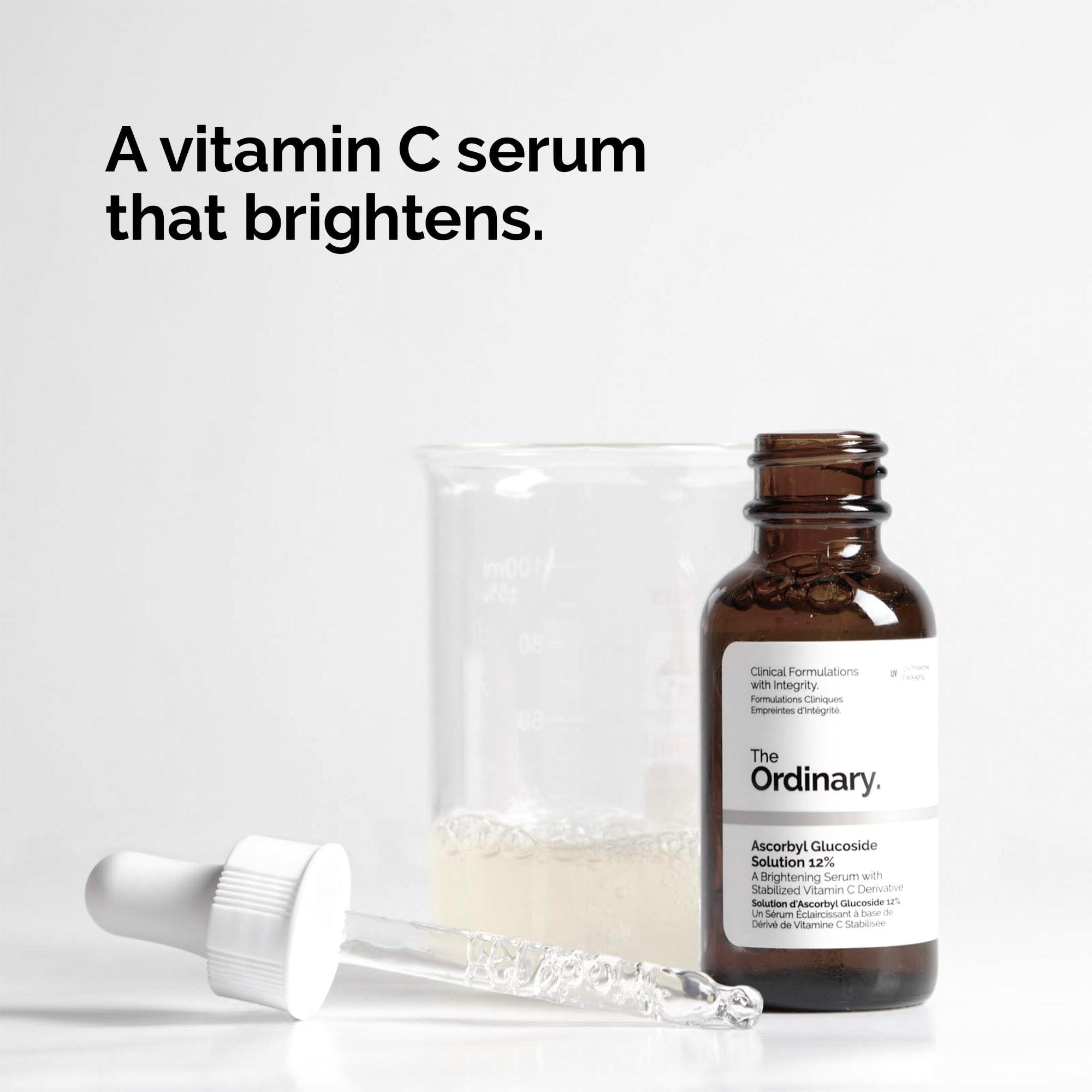The Ordinary Ascorbyl Glucoside Solution 12%, Vitamin C Serum for Even Skin Tone and Antioxidant Protection, 1 Fl Oz - Image 2