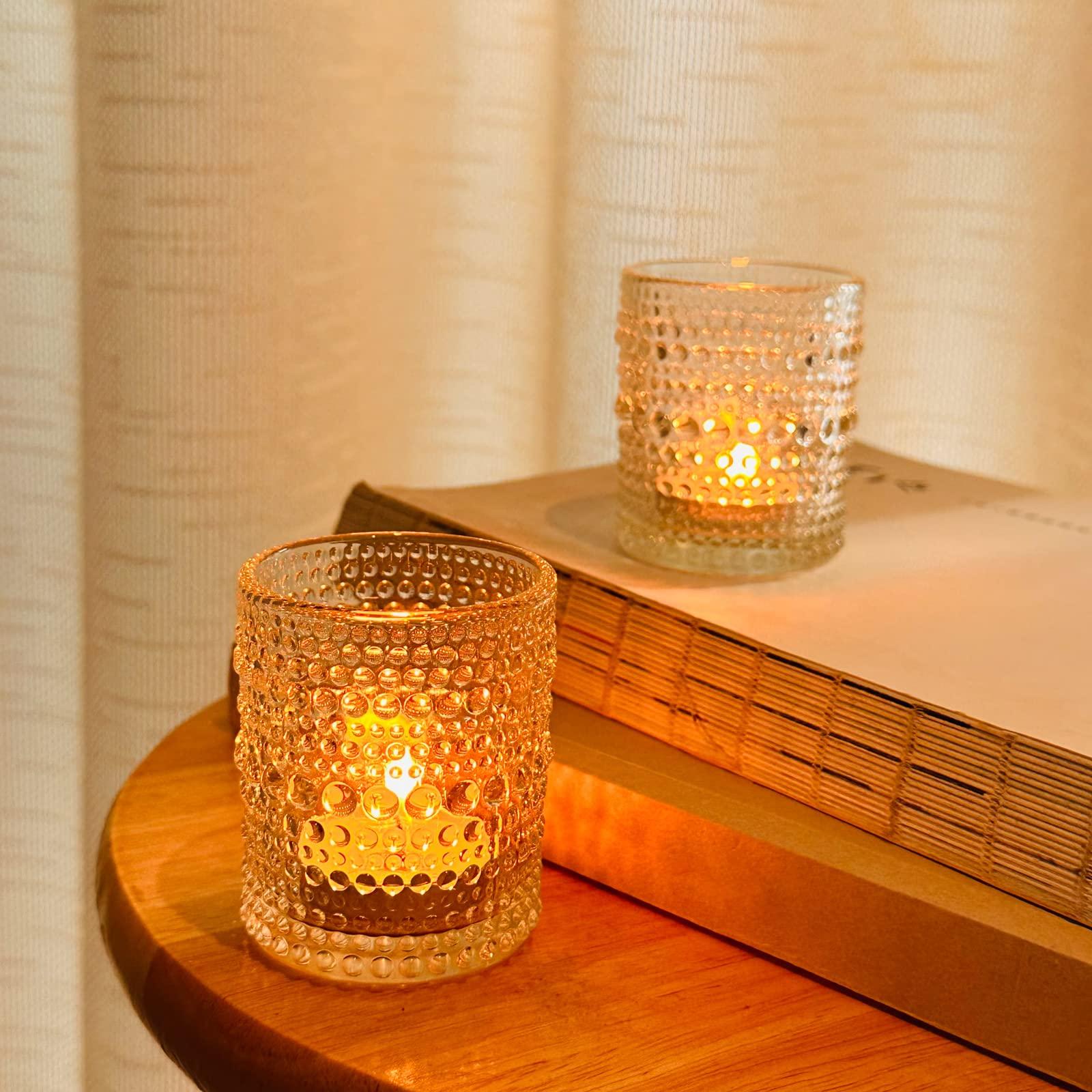 36 Pcs Votive Candle Holders for Table Centerpiece, DIY Wax Filling Clear Glass Tea Light Candle Holders Sets, Tealight Candle Holders for Wedding Decor Home Decoration（Clear,36） - Image 6