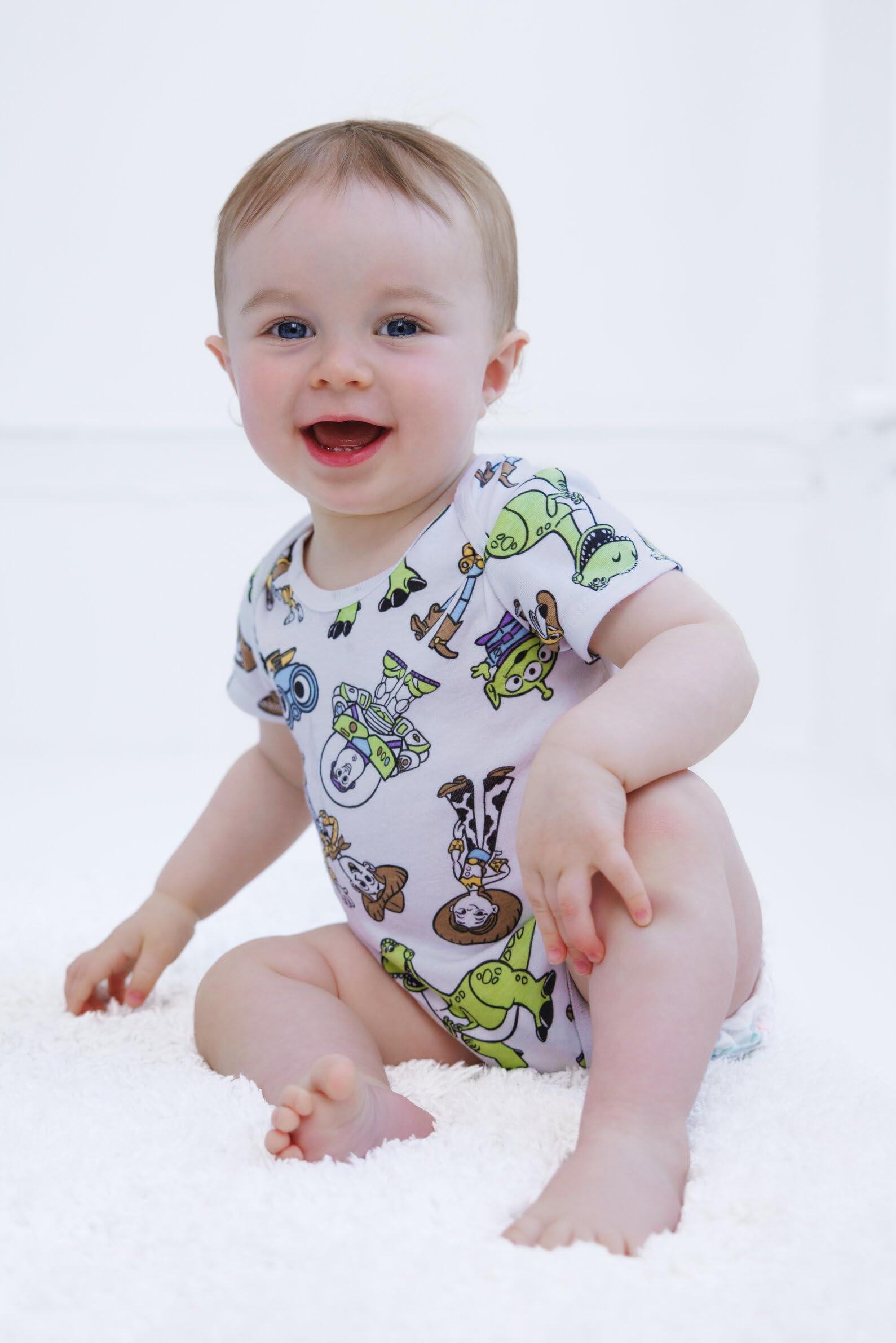Disney Baby Girls Boys 3 Pack Bodysuits Newborn to Infant Sizes (Newborn - 24 Months) - Image 2