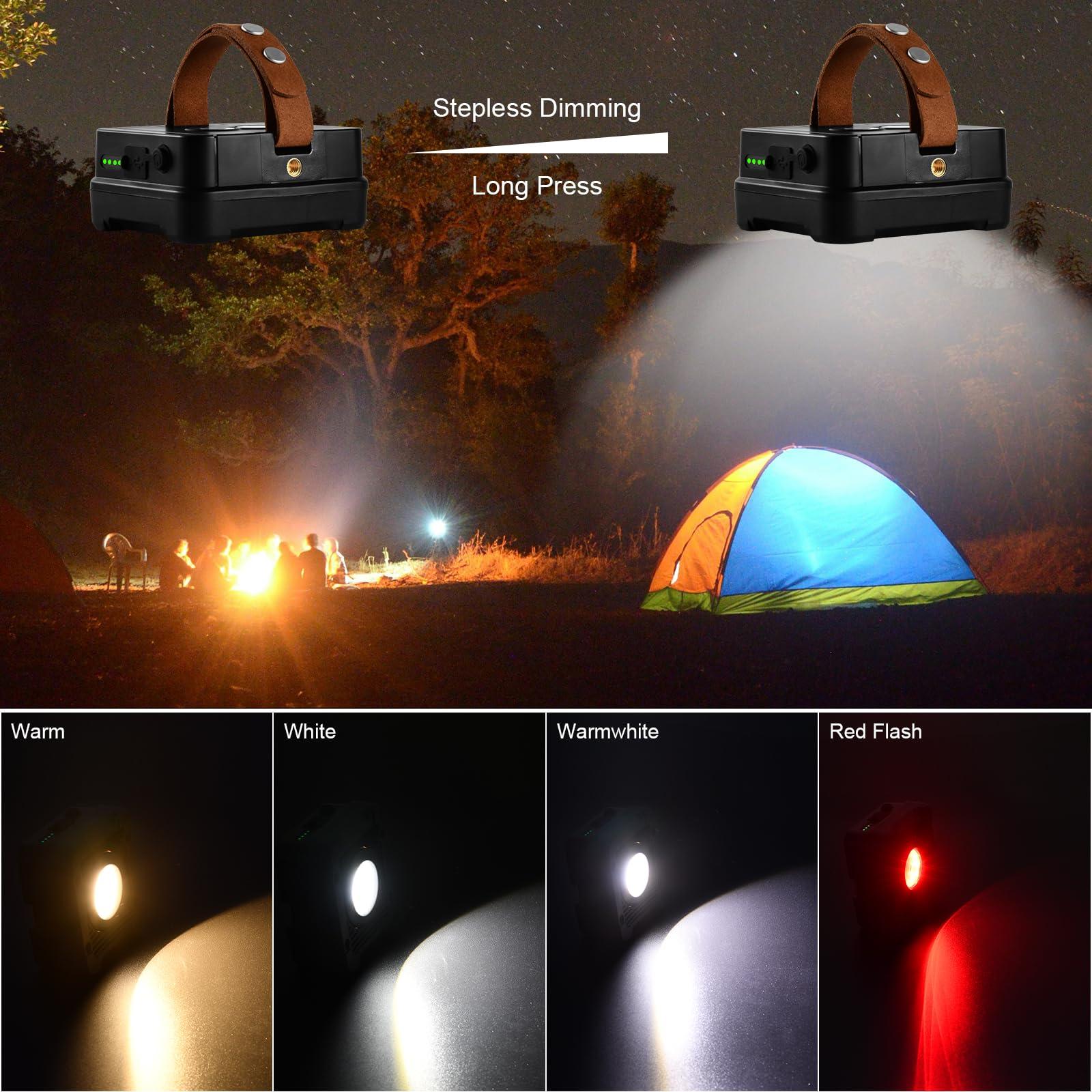 FOOBRO Rechargeable Camping Light LED luminaires 10000mAh 6000LM Cob Light 2400&4000&6500K Portable Cob Light - Image 4