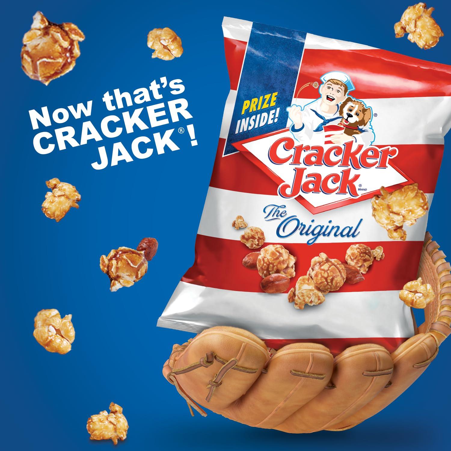 Cracker Jack Caramel Coated Popcorn & Peanuts, Original, 1 Ounce Boxes (Pack of 25) - Image 6