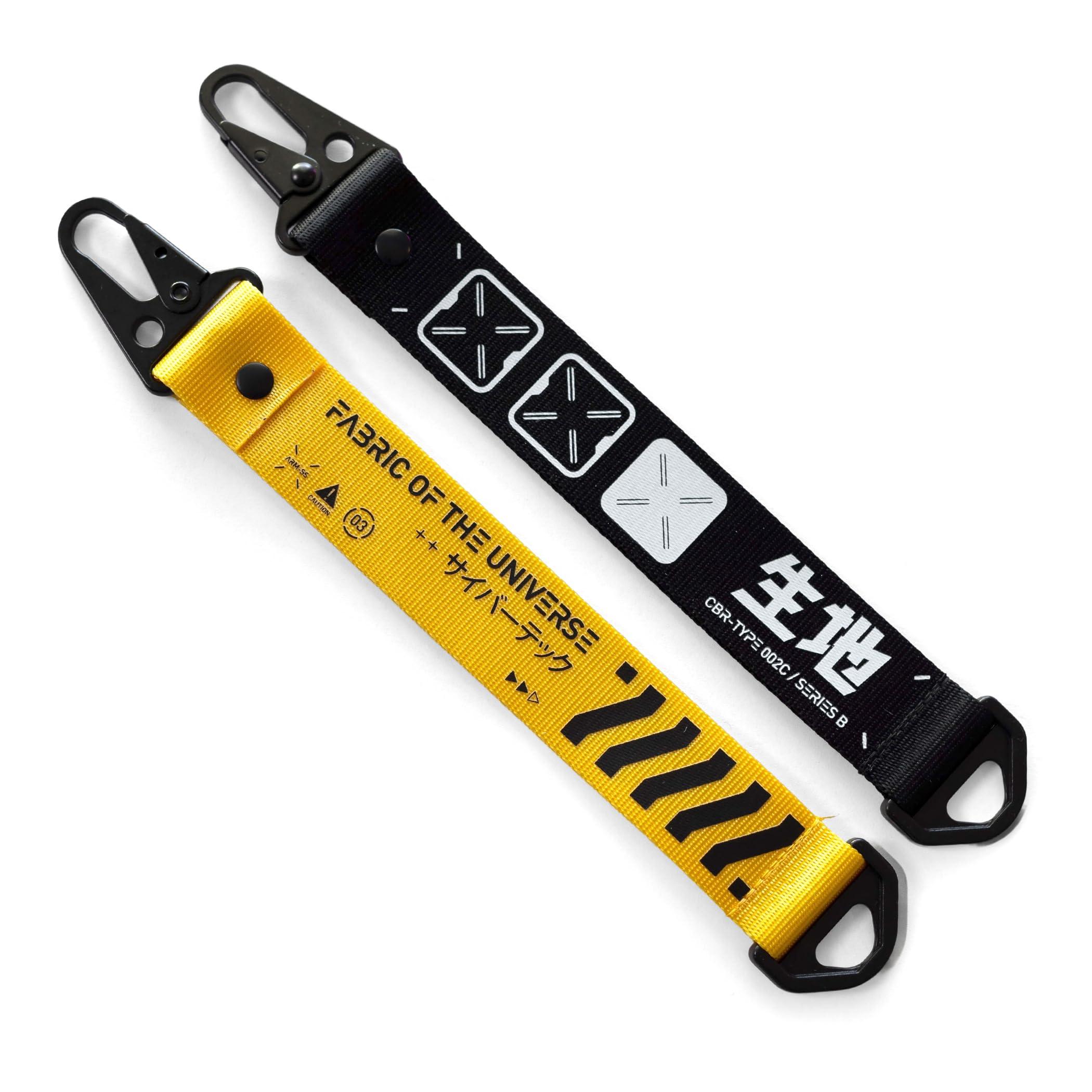 Fabric of the Universe Techwear Cyberpunk Graphic Keychain Hang Tag