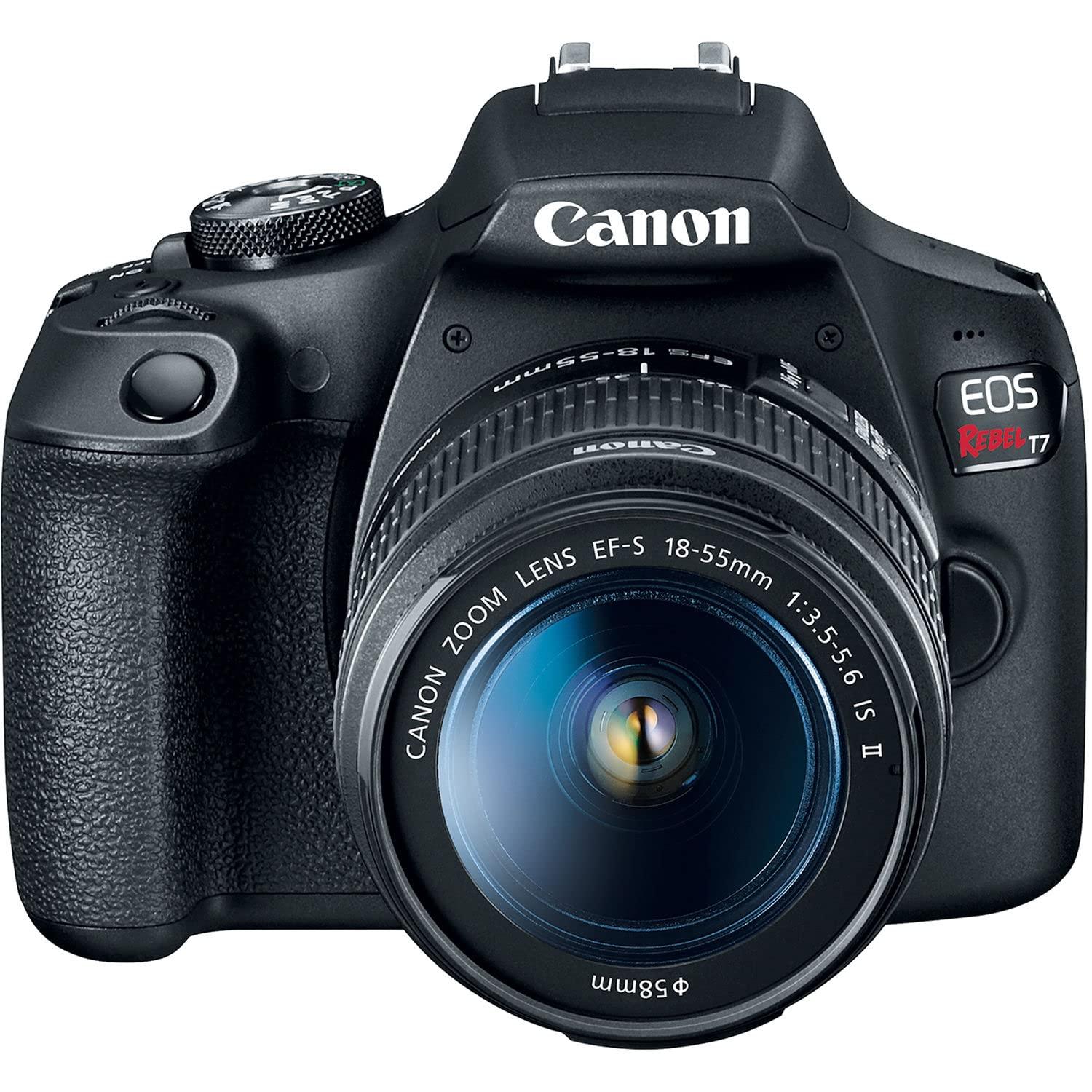 Canon EOS Rebel T7 DSLR Camera Bundle w/ Canon EF-S 18-55mm f/3.5-5.6 is II Lens + 2pc SanDisk 64GB Memory Cards, Wide Angle Lens, Telephoto Lens, 3pc Filter Kit + Accessory Kit - Image 8