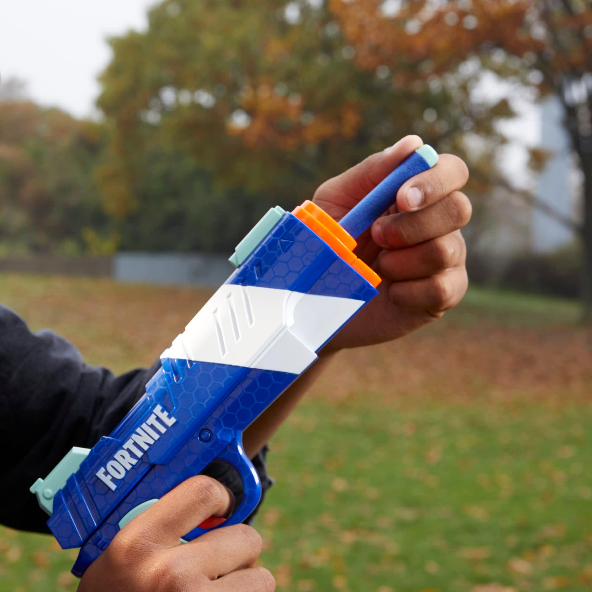 Nerf Fortnite Dual Pack Includes 2 Blasters (Flint-Knock & LP) and 6 Elite Foam Darts - Image 2