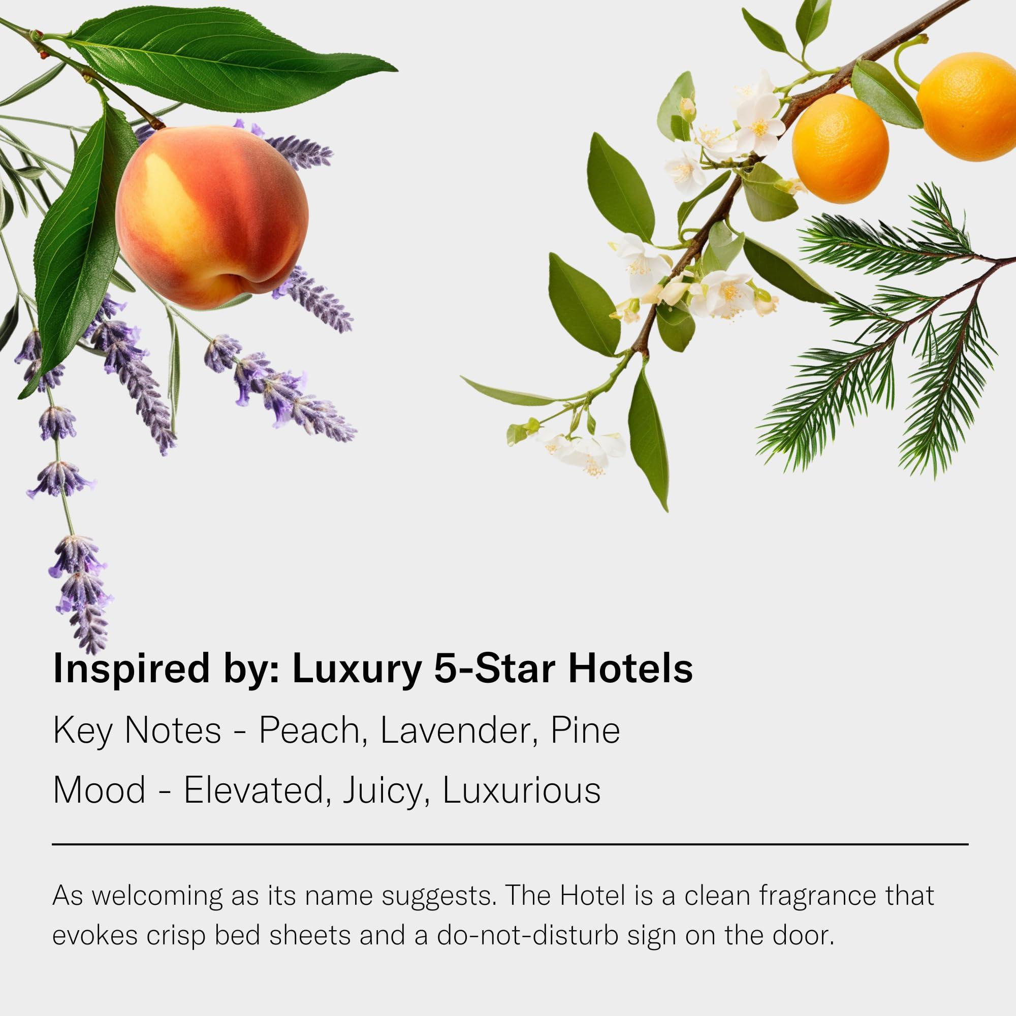 AromaTech The Hotel Aroma Essential Oil Blend: Luxury Hotel Inspired Aromatherapy with Lemon, Lavender, Peach & Pine for Ultrasonic Diffusers & Nebulizers - 4 fl oz, 120 mL - Image 2