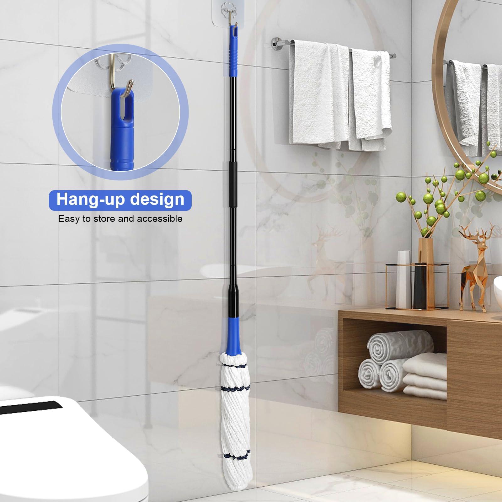 Self Wringing Mop Microfiber Twist Mop for Floor Cleaning, String Wet Floor Mops with Wringer Long Handled for Hardwood Vinyl, Tile, Commercial Household Clean,Safe on All Floors Types - Image 6