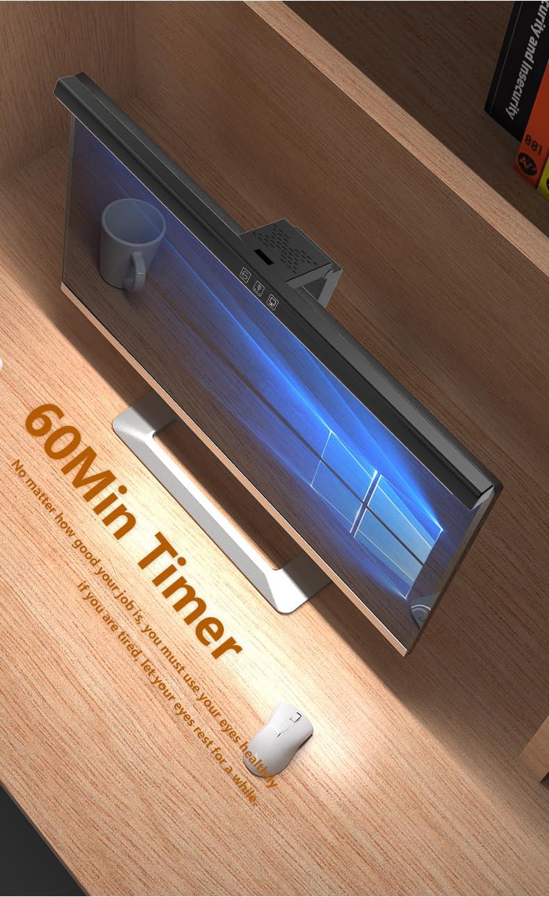 Vctitil Computer Monitor Light Bar, 3 Color Temperature Mode Computer Screen Monitor Light Bar for Eye Caring, USB Powered Stepless Dimming LED Light Bar for Home and Office - Image 8