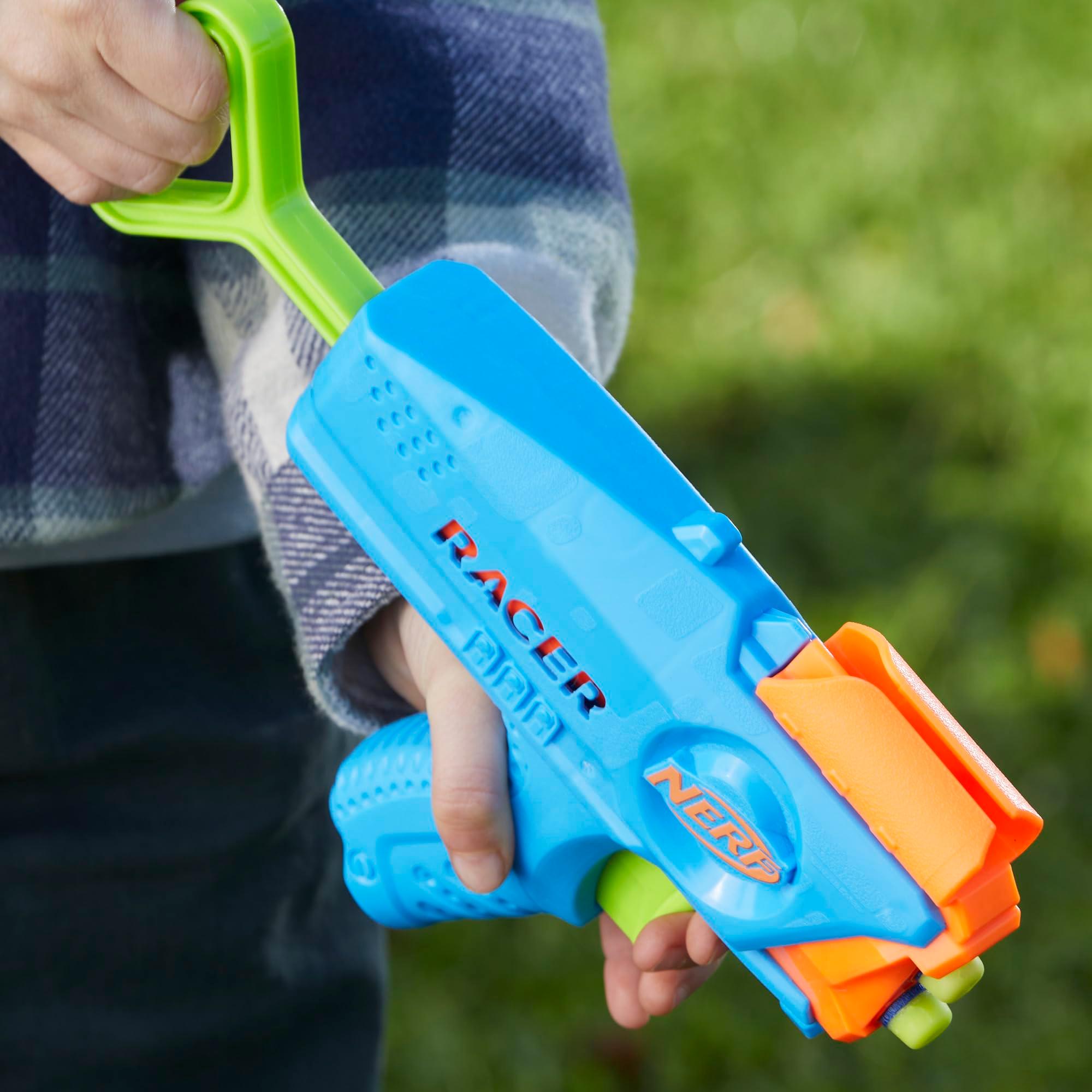 NERF Elite Junior Racer Easy Play Dart Blaster, 4 Nerf Elite Darts, Nerf Blaster Outdoor Toys, for Kids, Ages 6+ - Image 4