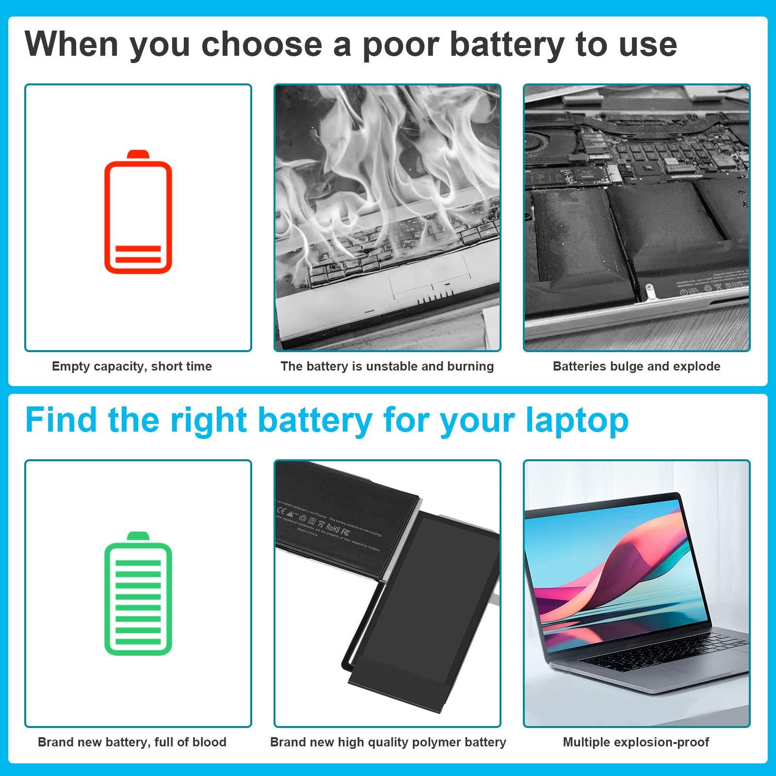 A1965 Laptop Battery for MacBook Air 13" Retina A1932 (2018 2019, Early 2020) A2179 EMC 3184 3302 MacBook Air8,1 8,2 9,1 MRE82 MRE92 MVFH2 MWTJ2 MVH22 MVFM2 MVFK2 MREE2 MREC2 MREA2 MREF2 MUQT2 MUQU2 - Image 7