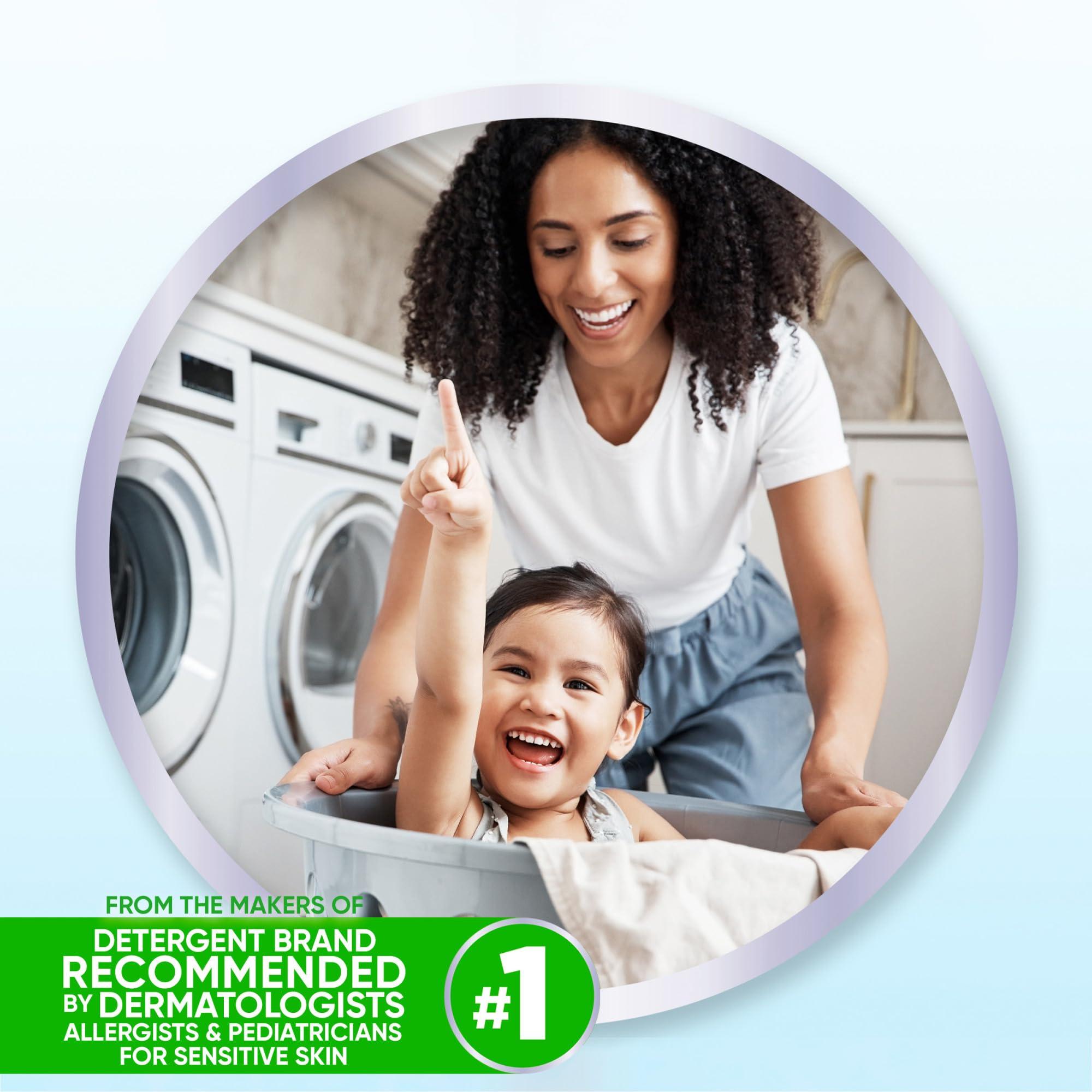 all Fabric Softener Dryer Sheets for Sensitive Skin, Free Clear, 195 Count - Image 5