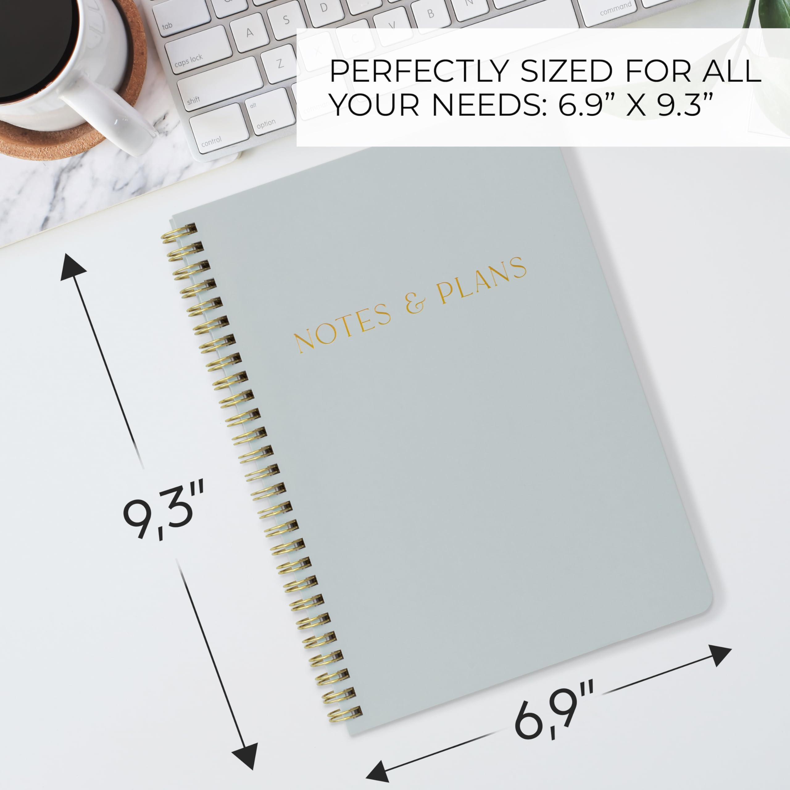 ZICOTO Beautiful Daily Planner And Notebook With Hourly Schedule - Aesthetic Spiral To do List Notepad to Easily Organize Your Tasks And Appointments - Stylish Book And School Or Office Supplies - Image 3