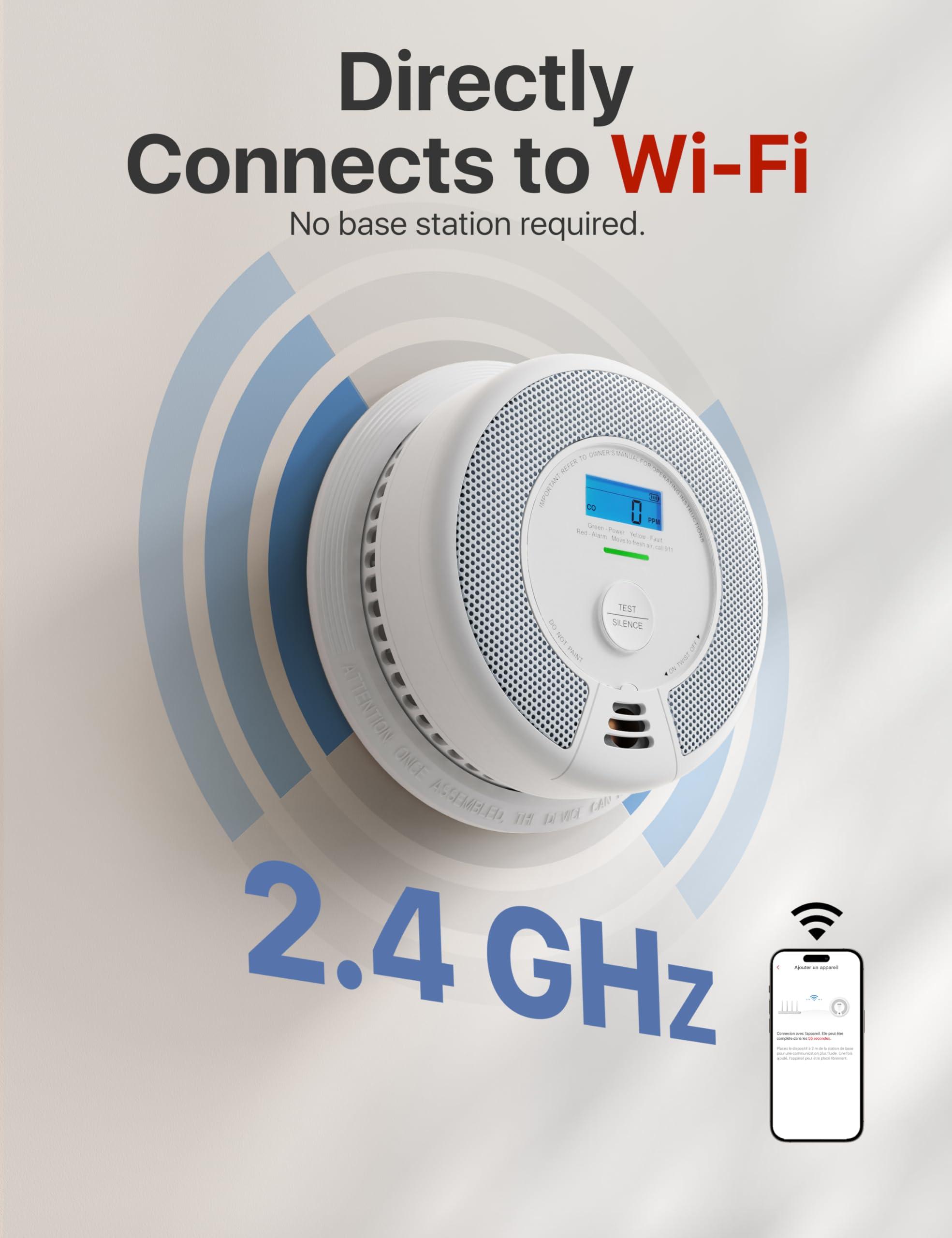 X-Sense Smart Smoke Detector Carbon Monoxide Detector Combo with Replaceable Battery, Wi-Fi Smoke and Carbon Monoxide Detector with Real-Time App Notifications, SC07-WX, 1-Pack - Image 9