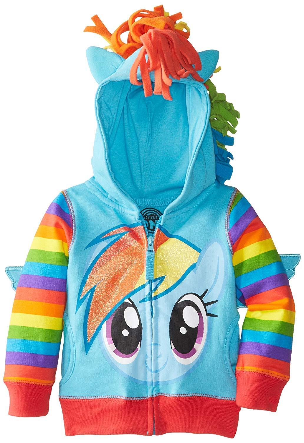 My Little Pony Girls' Little Rainbow Dash Blue Multi