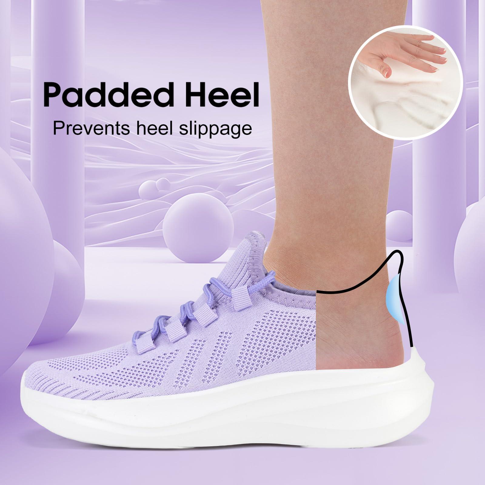 ZOVE Wide Toe Box Shoes Women Extra Wide Width Tennis Sneakers Ultra Light Running Shoes for Women Non-Slip Diabetic Walking Gym Workout Trainer - Image 6