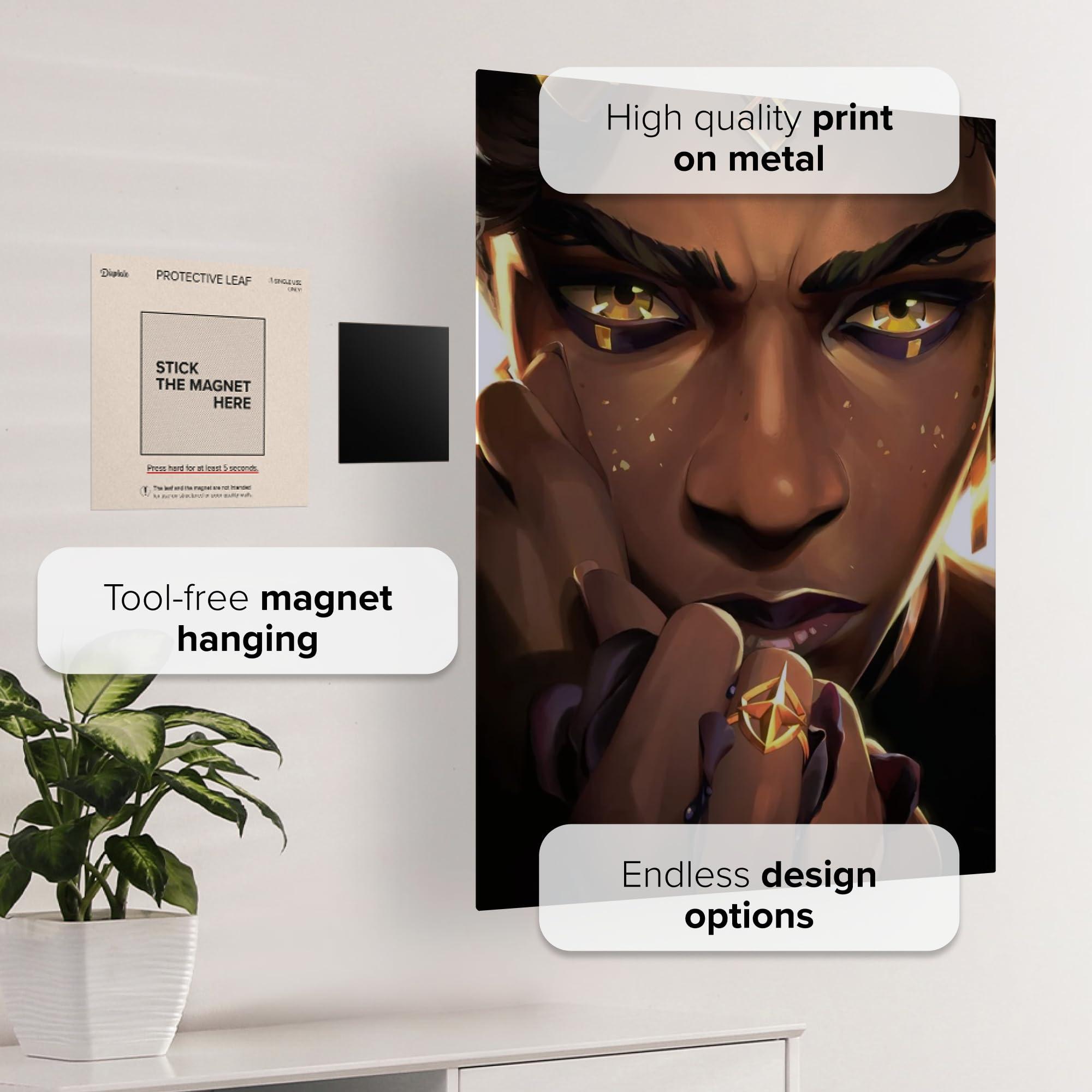 Displate Official Arcane Metal Poster Magnetic Mounting Included Licensed Artwork Modern Wall Decor Speak Truth to Power Poster 17.7" x 12.6" - Image 3
