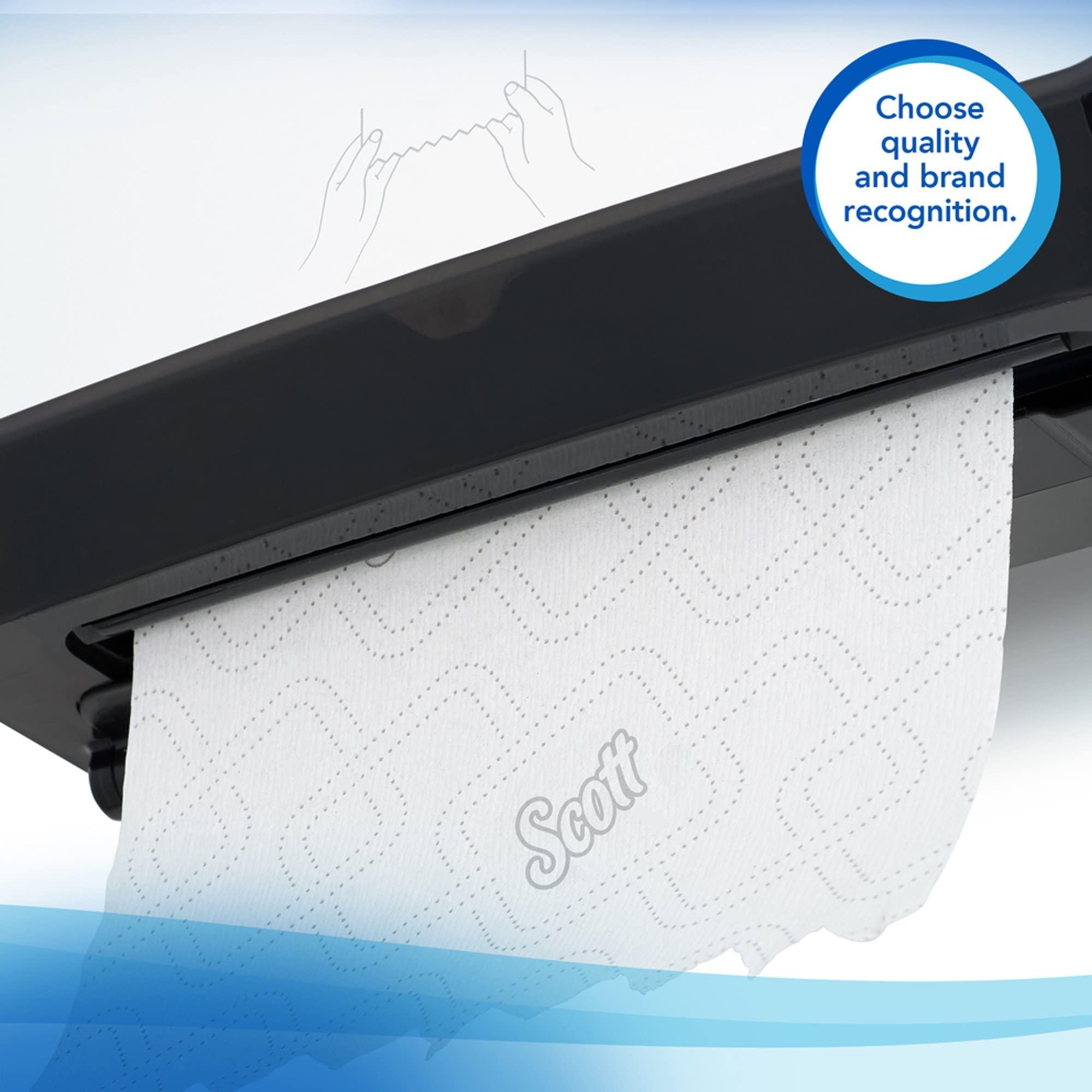 Scott Professional Essential Universal High-Capacity Hard Roll Paper Towels, Bulk (01000), Hardwound 1.5' Core, Absorbency Pockets, White (12 Rolls at 1,000' Each, 12,000'/Case) - Image 5