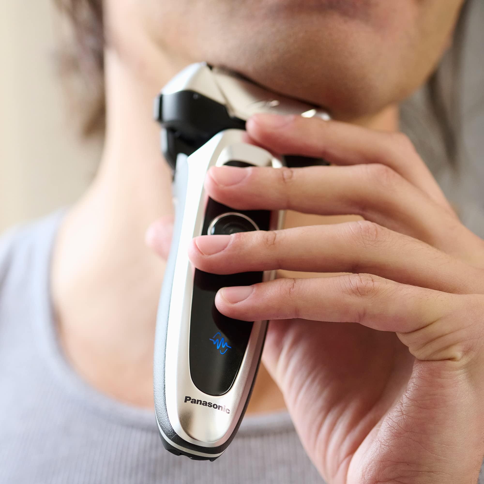 Panasonic ARC5 Electric Razor for Men with Pop-Up Trimmer, Wet/Dry 5-Blade Electric Shaver with Intelligent Shave Sensor and Multi-Flex Pivoting Head – ES-LV65-S (Silver) - Image 8