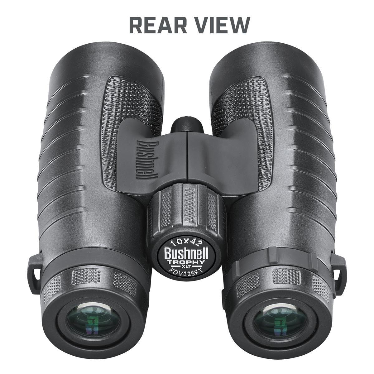 Bushnell 10x42mm Trophy XLT: Versatile Waterproof Binoculars for Adults, Cruise Ship, Tactical, and Bird Watching Essentials with 6.2 Angle of View, Black - Image 7