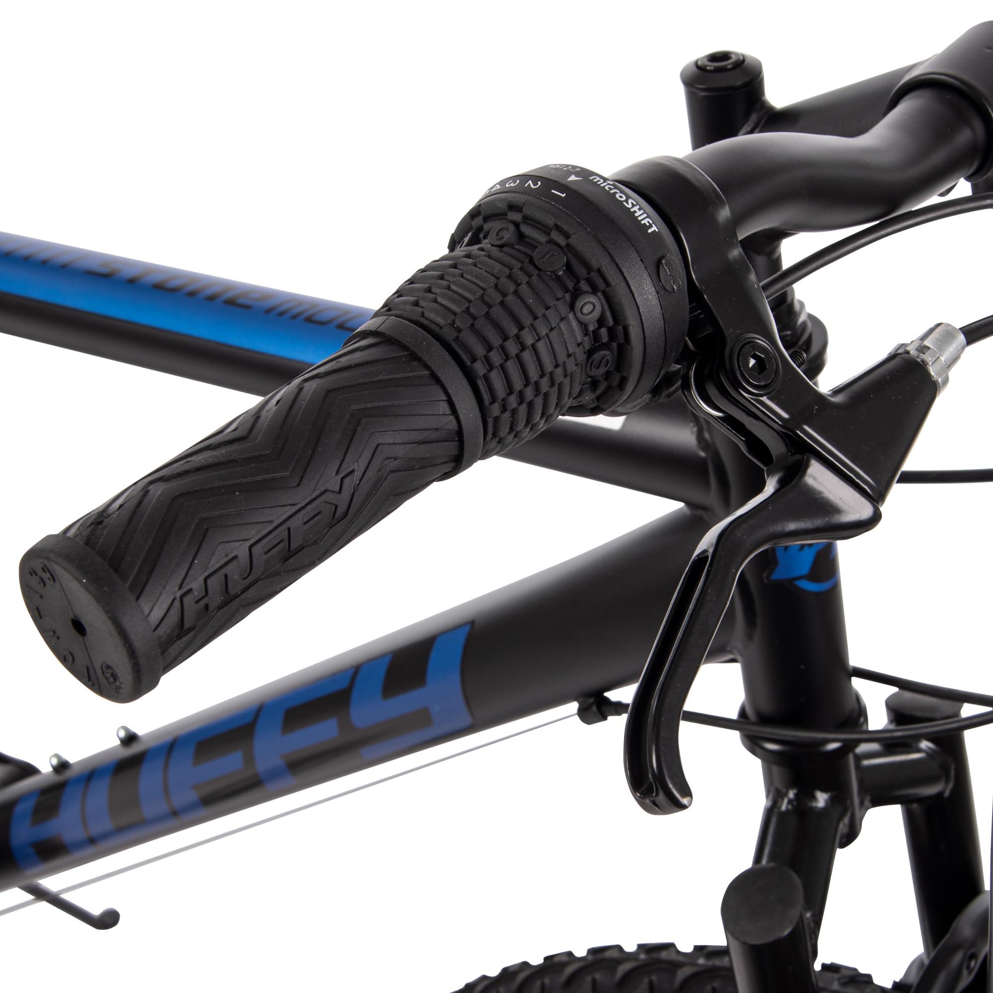 Huffy Stone Mountain Hardtail Mountain Bike for Boys/Girls/Men/Women, 20"/24"/26" Sizes, 6 or 21 Speed Shimano Twist Shifting, Front or Dual Suspension, Comfort Saddle, Sleek Colors - Image 11