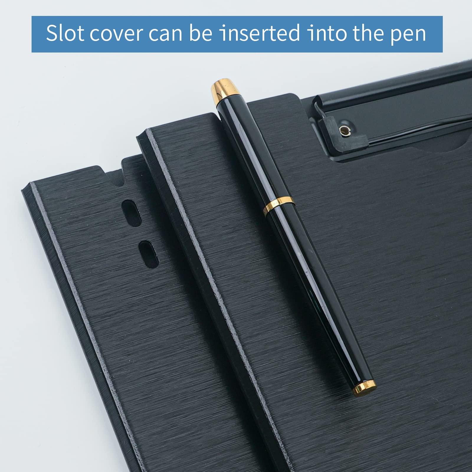 A4 Clipboard Folder,5 Pack Foldable Clipboards with Cover,Clip Board for Office School Business Classroom(Black) - Image 5