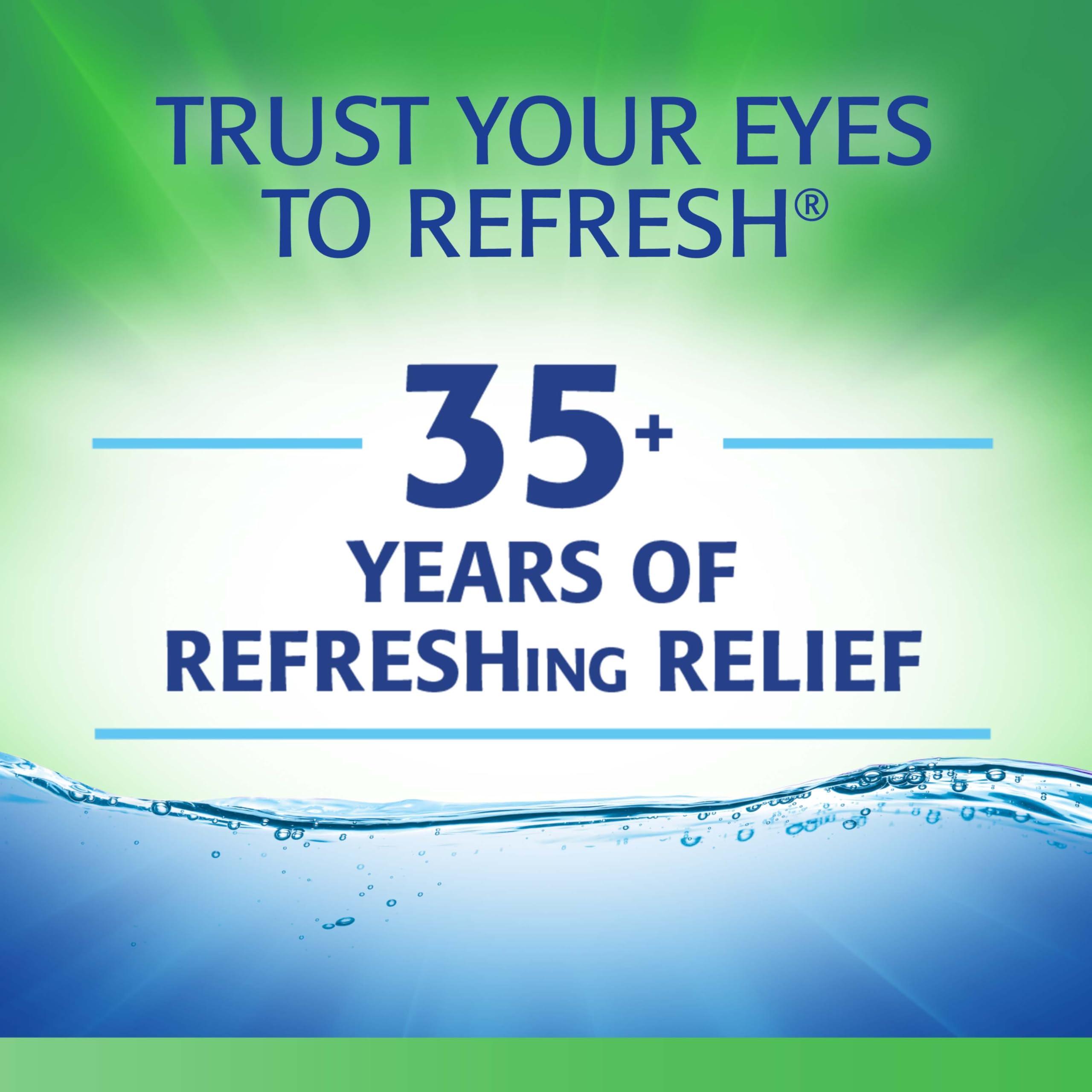 Refresh Plus Lubricant Eye Drops, Preservative-Free, 0.01 Fl Oz Single-Use Containers, 50 Count, Packaging May Vary - Image 3