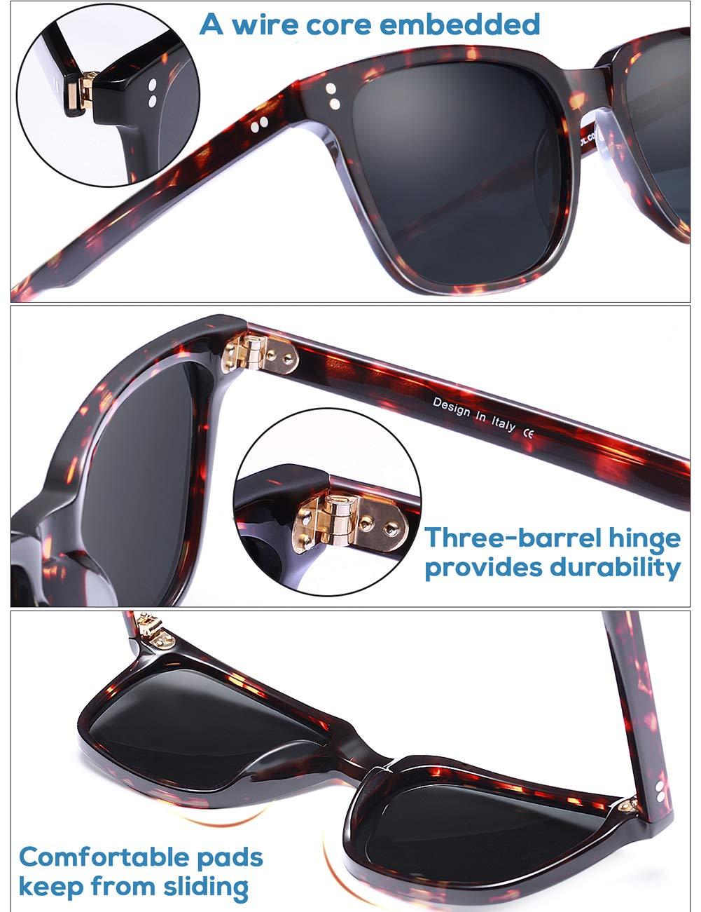 CARFIA Polarized Men's Sunglasses UV400 Protection for Driving Fishing Hiking Golf Outdoor Sport Glasses - Image 5