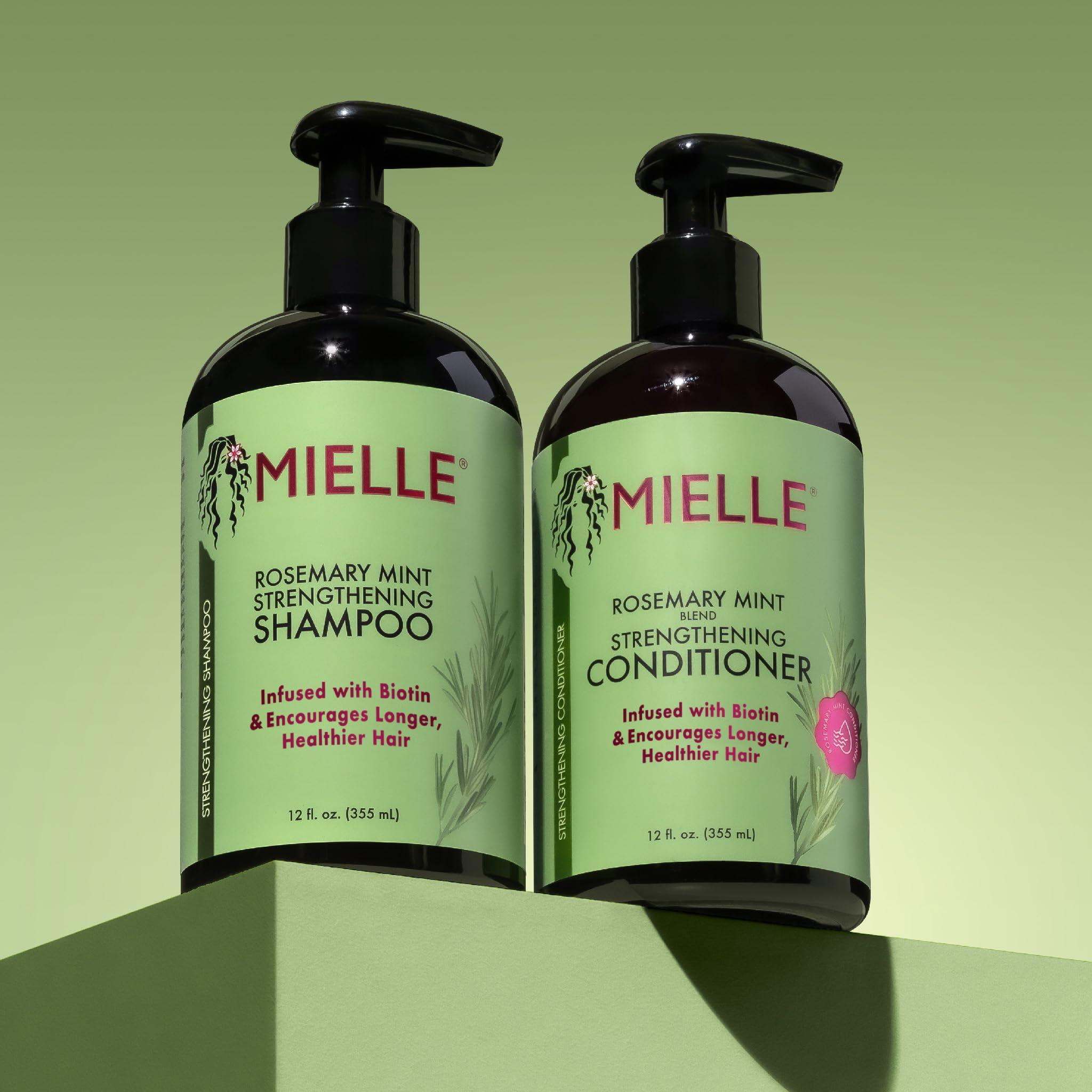 Mielle Organics Rosemary Mint Strengthening Shampoo Infused with Biotin, Cleanses and Helps Strengthen Weak and Brittle Hair (12 Fl Oz) - Image 8